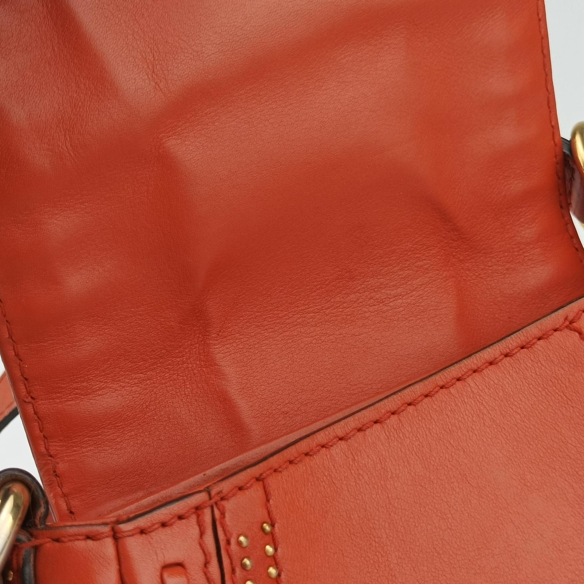 Vintage Gucci Snaffle Bit Orange Leather 263956 shoulderbag | stylenewstar