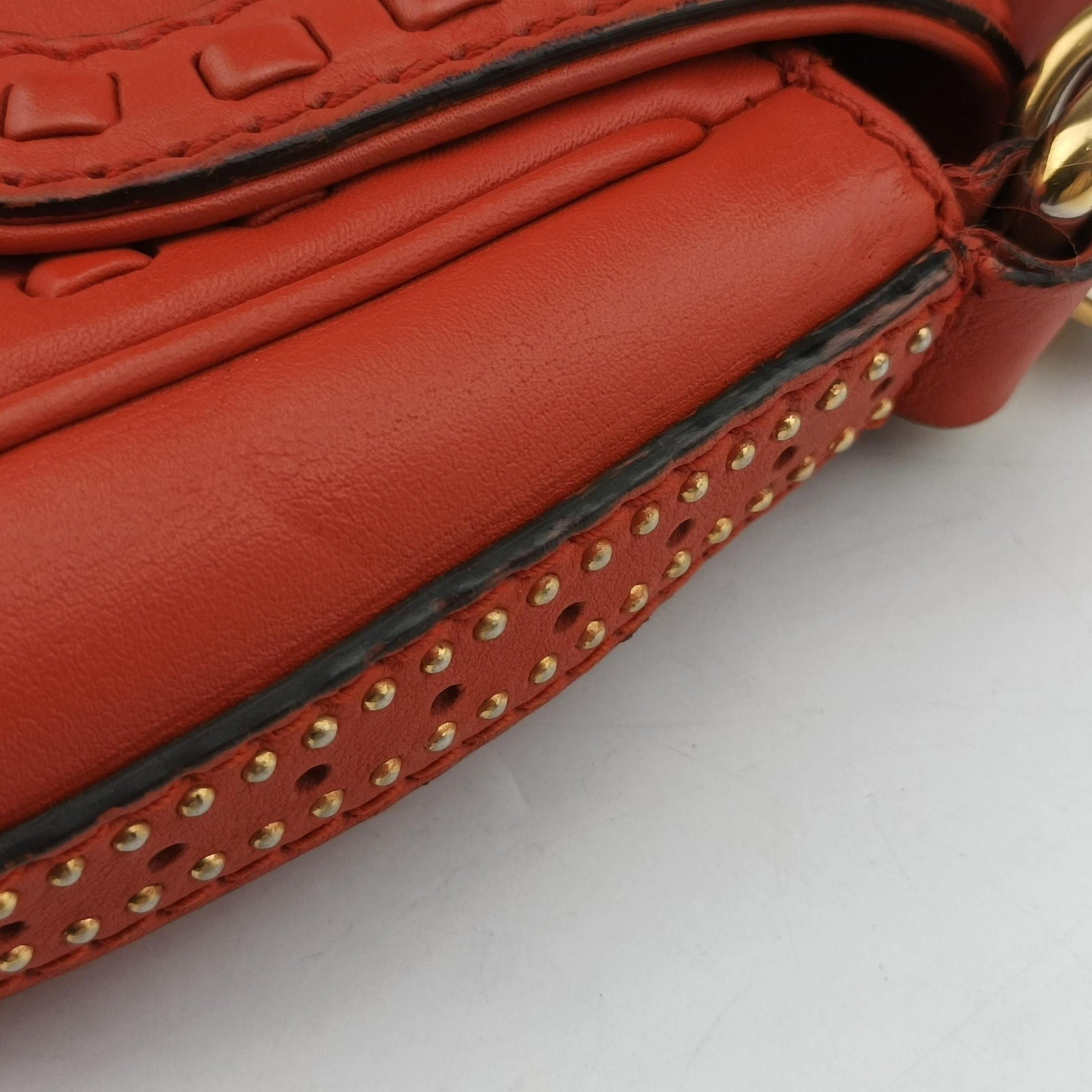 Vintage Gucci Snaffle Bit Orange Leather 263956 shoulderbag | stylenewstar