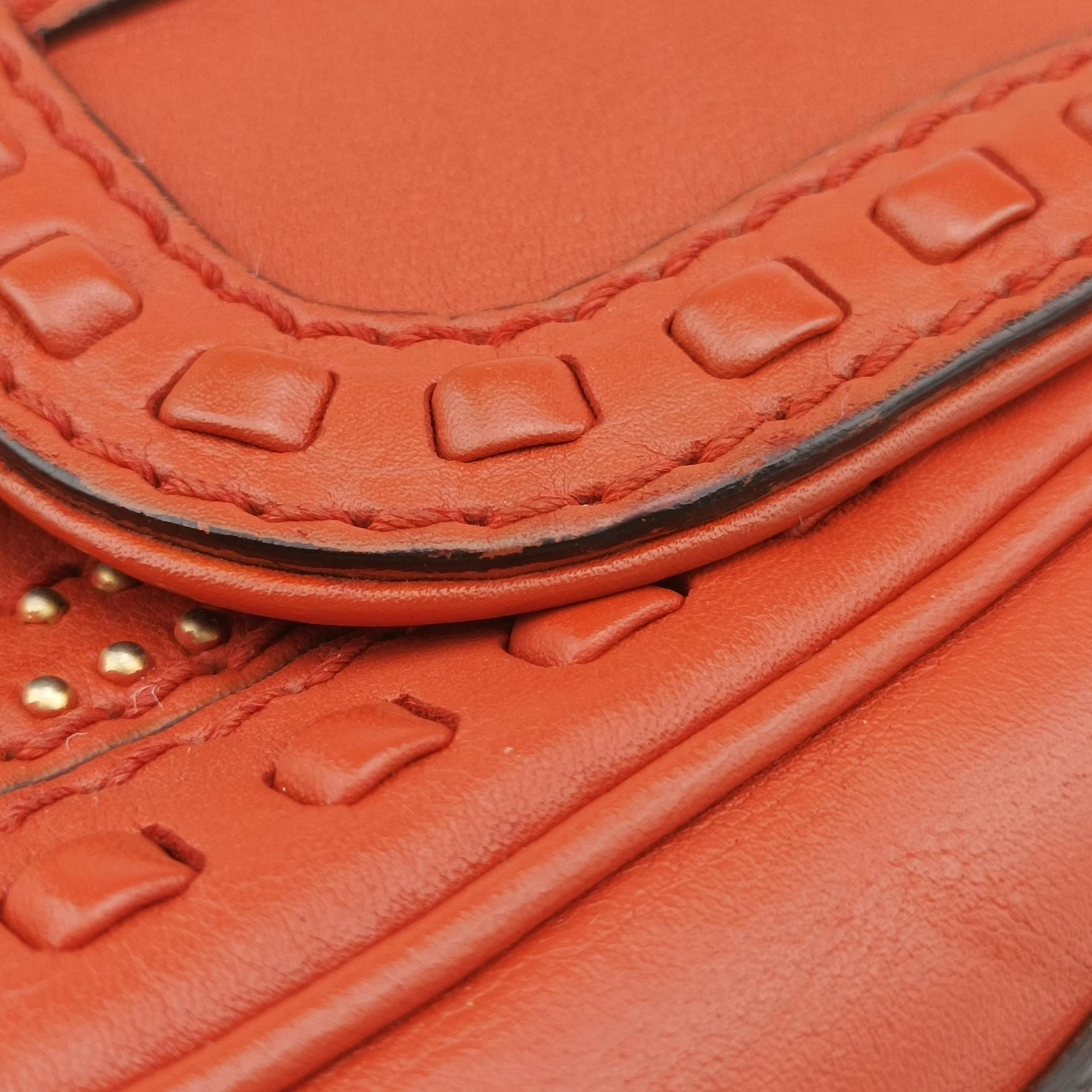 Vintage Gucci Snaffle Bit Orange Leather 263956 shoulderbag | stylenewstar