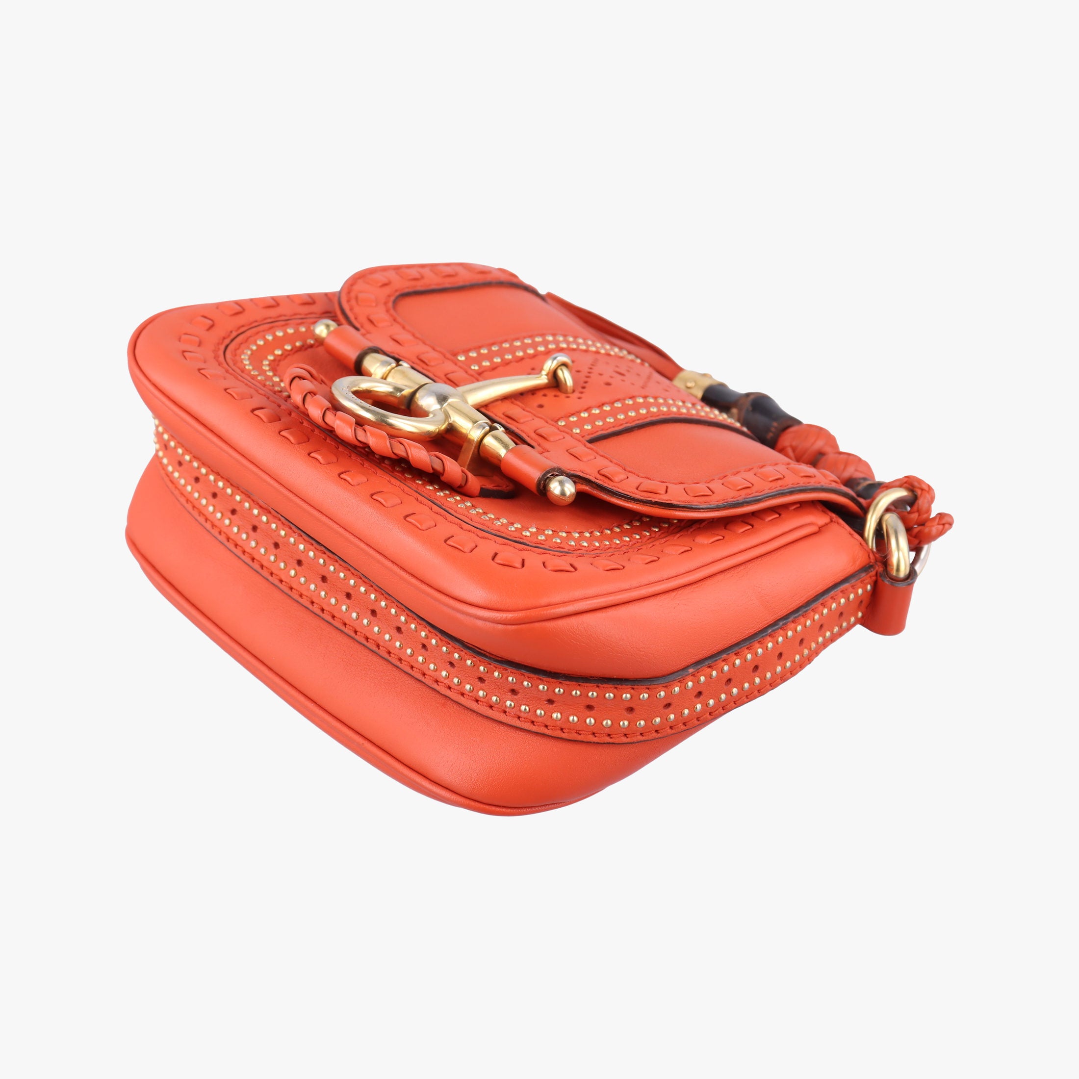 Vintage Gucci Snaffle Bit Orange Leather 263956 shoulderbag | stylenewstar