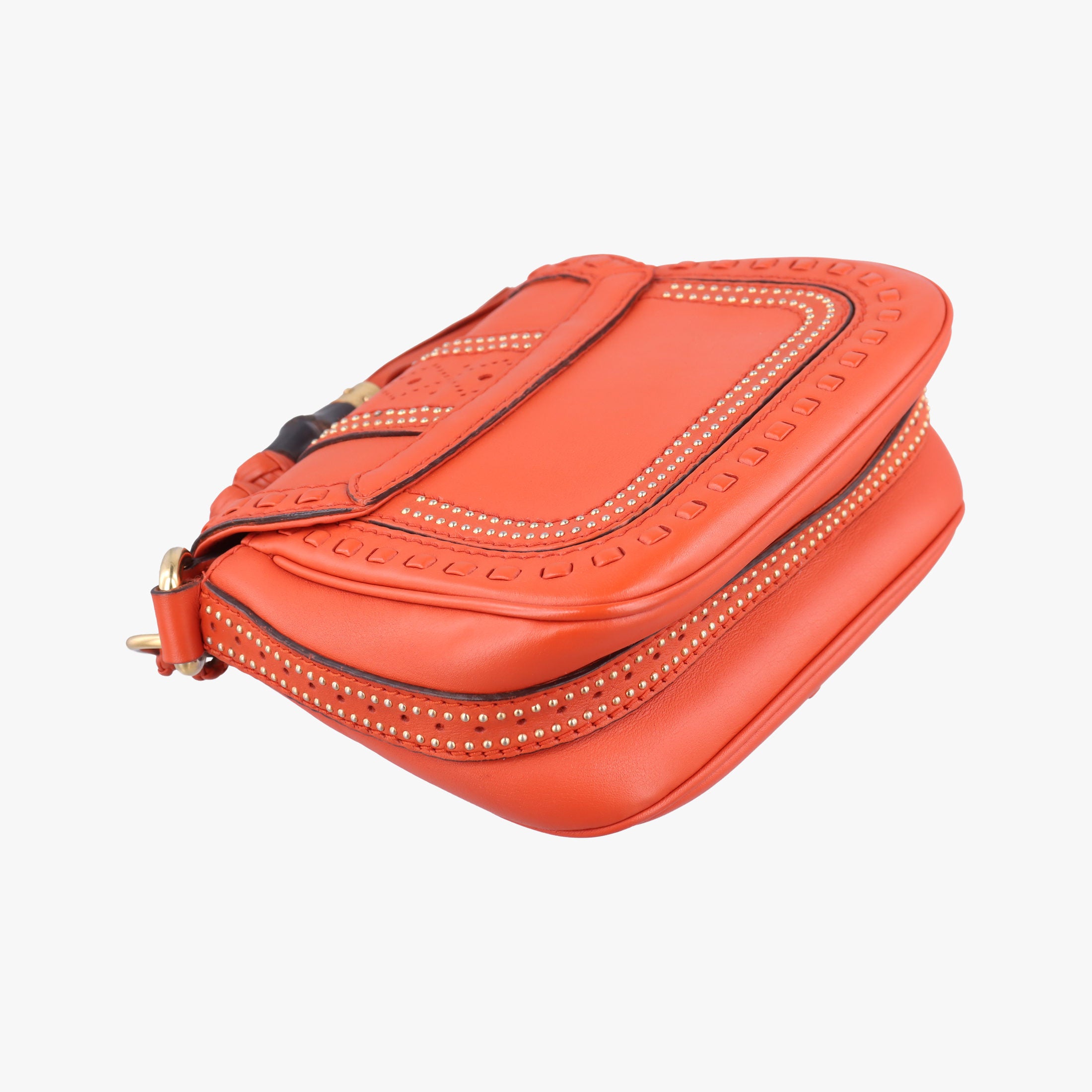 Vintage Gucci Snaffle Bit Orange Leather 263956 shoulderbag | stylenewstar