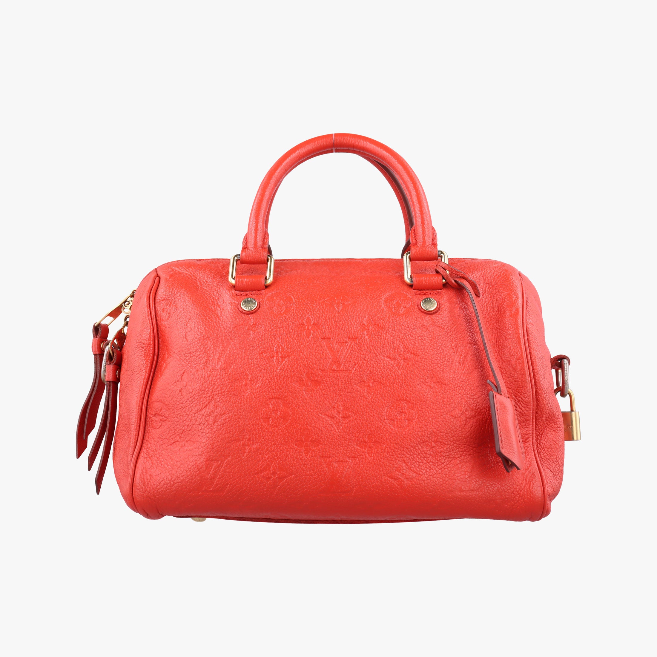 Pre-owned Louis Vuitton Speedy Bandouliere 25 Orian Monogram Empreinte M40758 handbag | stylenewstar