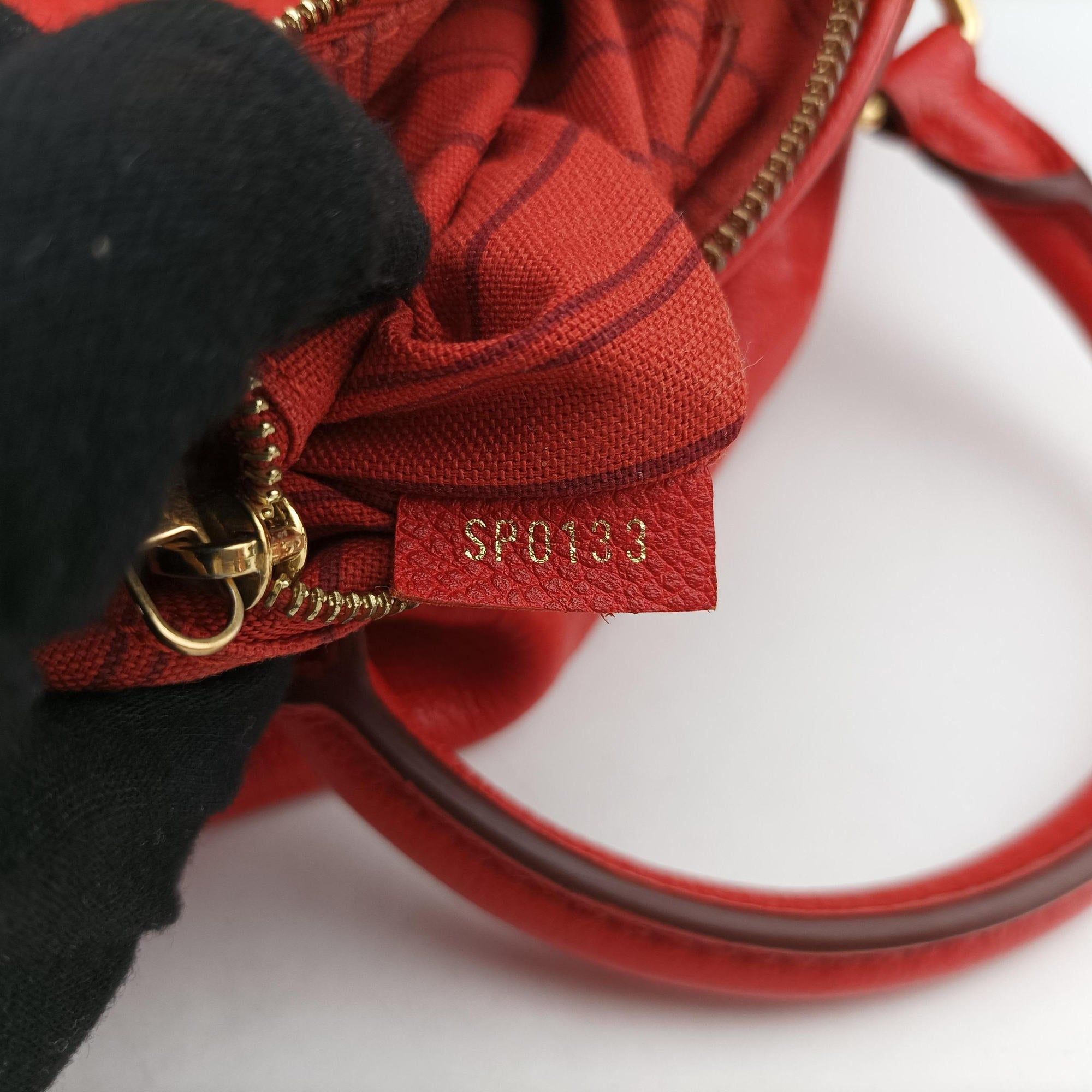 Pre-owned Louis Vuitton Speedy Bandouliere 25 Orian Monogram Empreinte M40758 handbag | stylenewstar