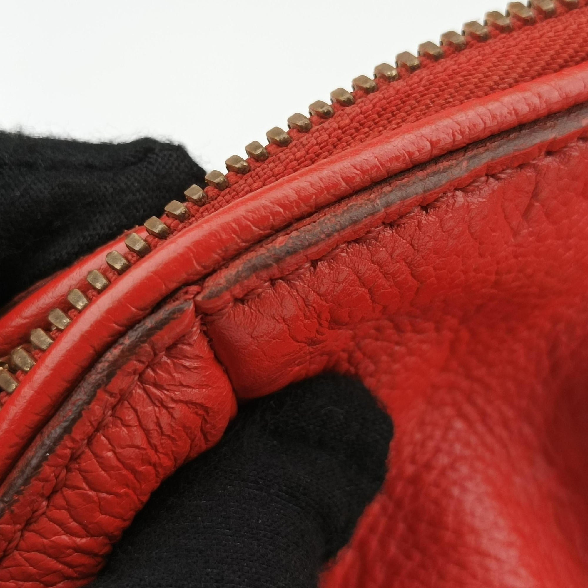 Pre-owned Louis Vuitton Speedy Bandouliere 25 Orian Monogram Empreinte M40758 handbag | stylenewstar