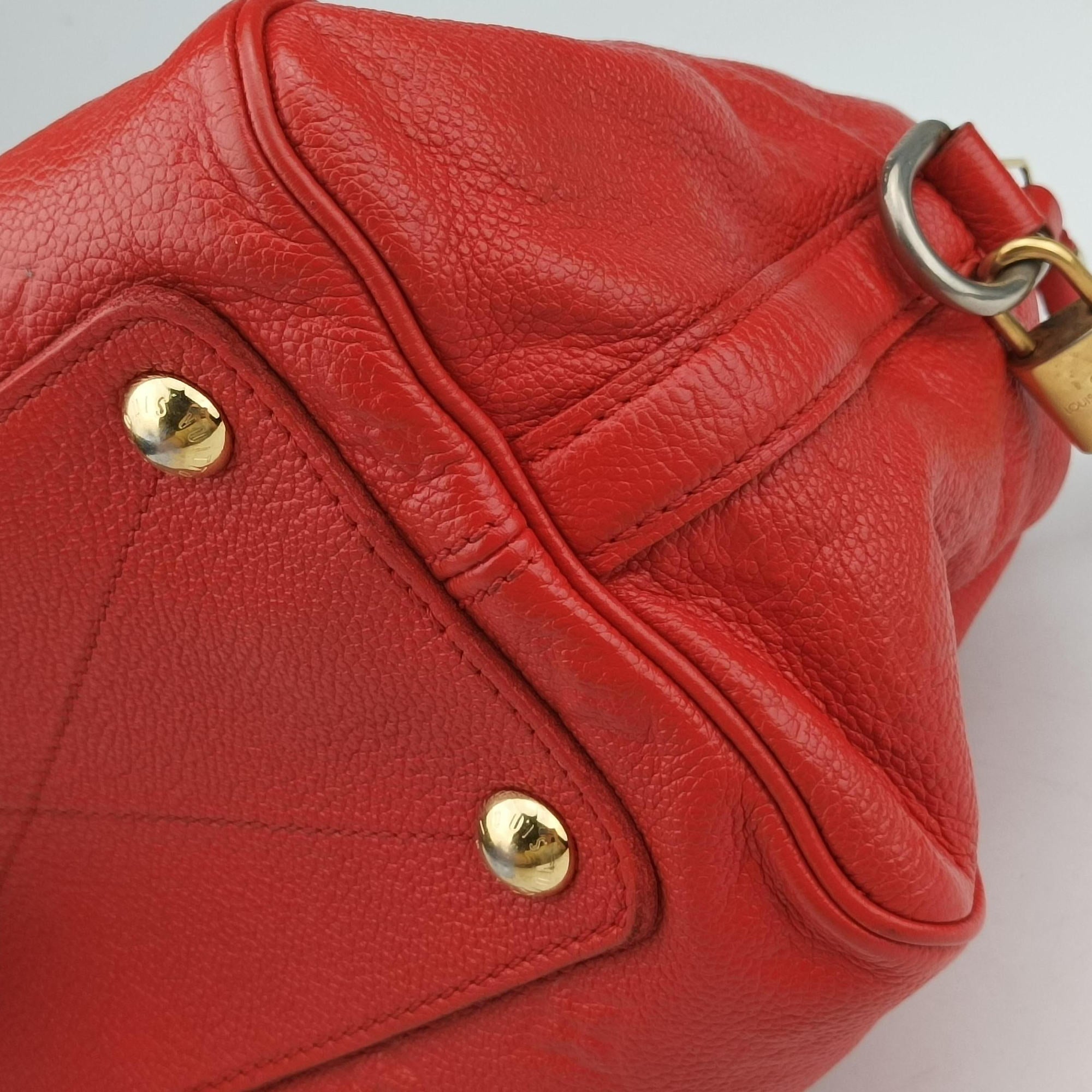 Pre-owned Louis Vuitton Speedy Bandouliere 25 Orian Monogram Empreinte M40758 handbag | stylenewstar
