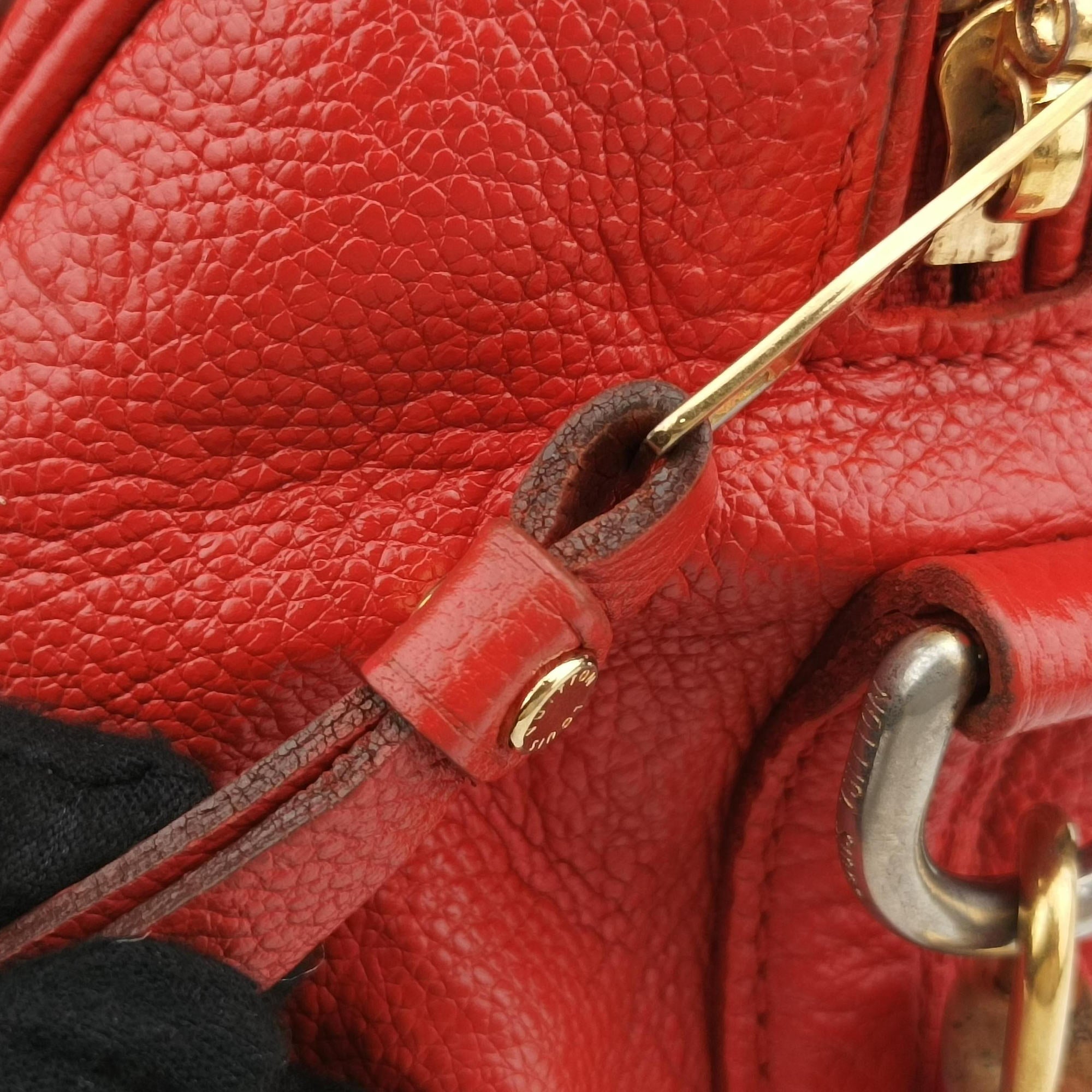 Pre-owned Louis Vuitton Speedy Bandouliere 25 Orian Monogram Empreinte M40758 handbag | stylenewstar