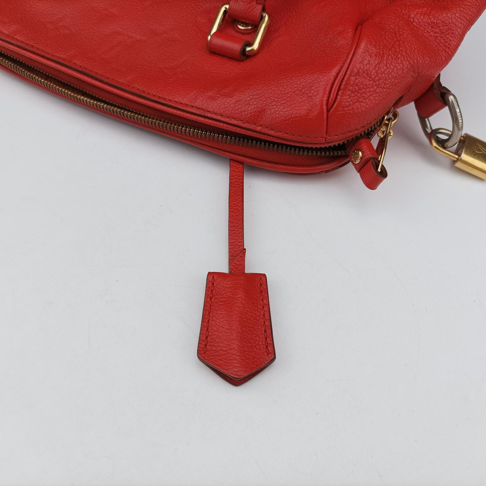Pre-owned Louis Vuitton Speedy Bandouliere 25 Orian Monogram Empreinte M40758 handbag | stylenewstar