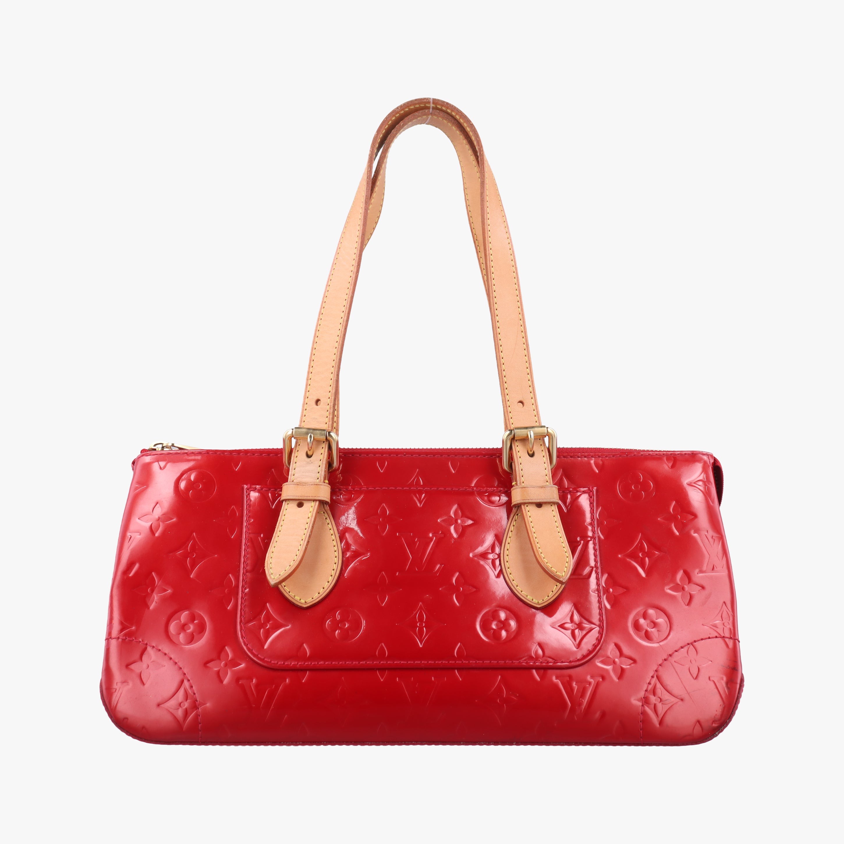Pre-owned Louis Vuitton Rosewood Avenue POMME D’AMOUR Vernis M93507 handbag | stylenewstar