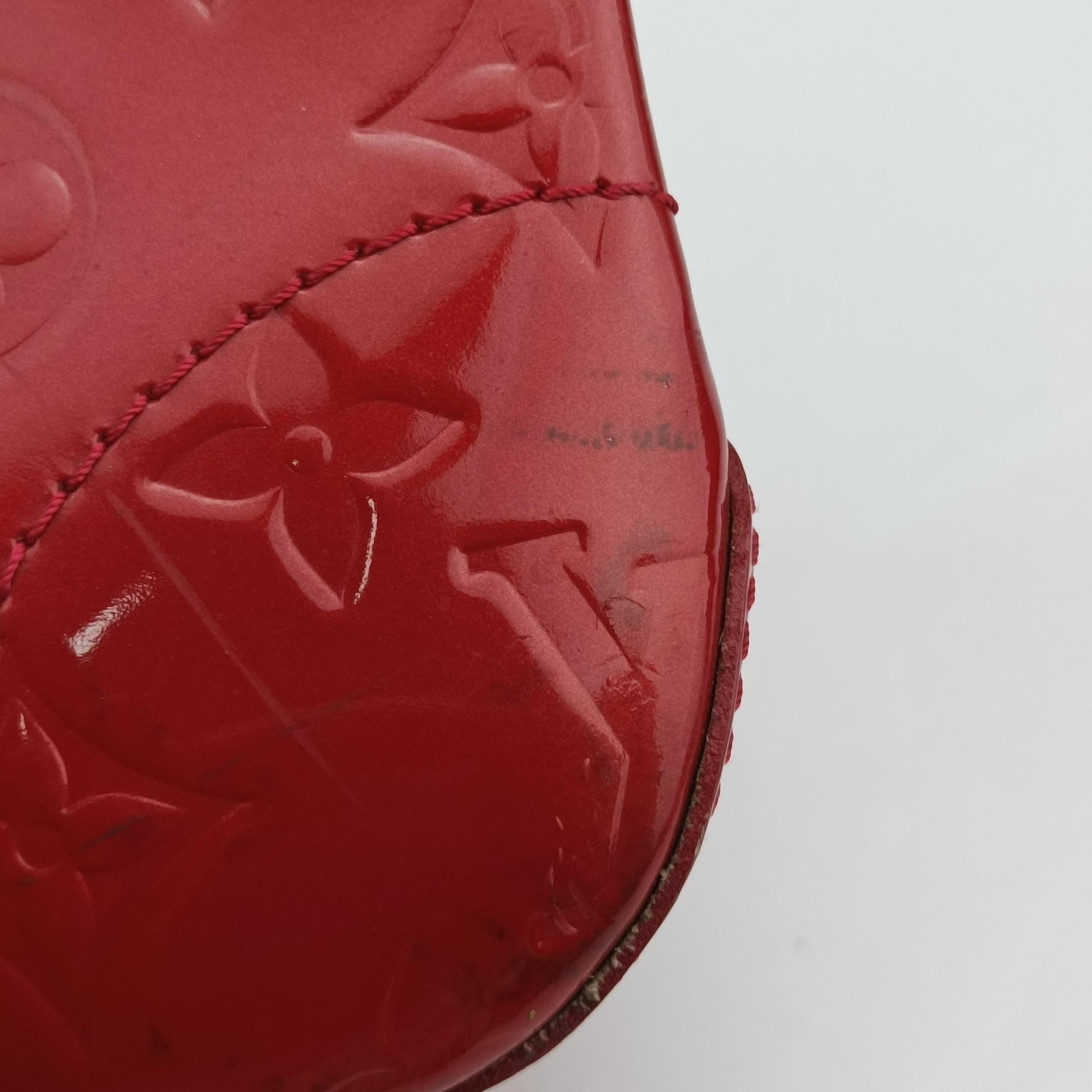 Pre-owned Louis Vuitton Rosewood Avenue POMME D’AMOUR Vernis M93507 handbag | stylenewstar
