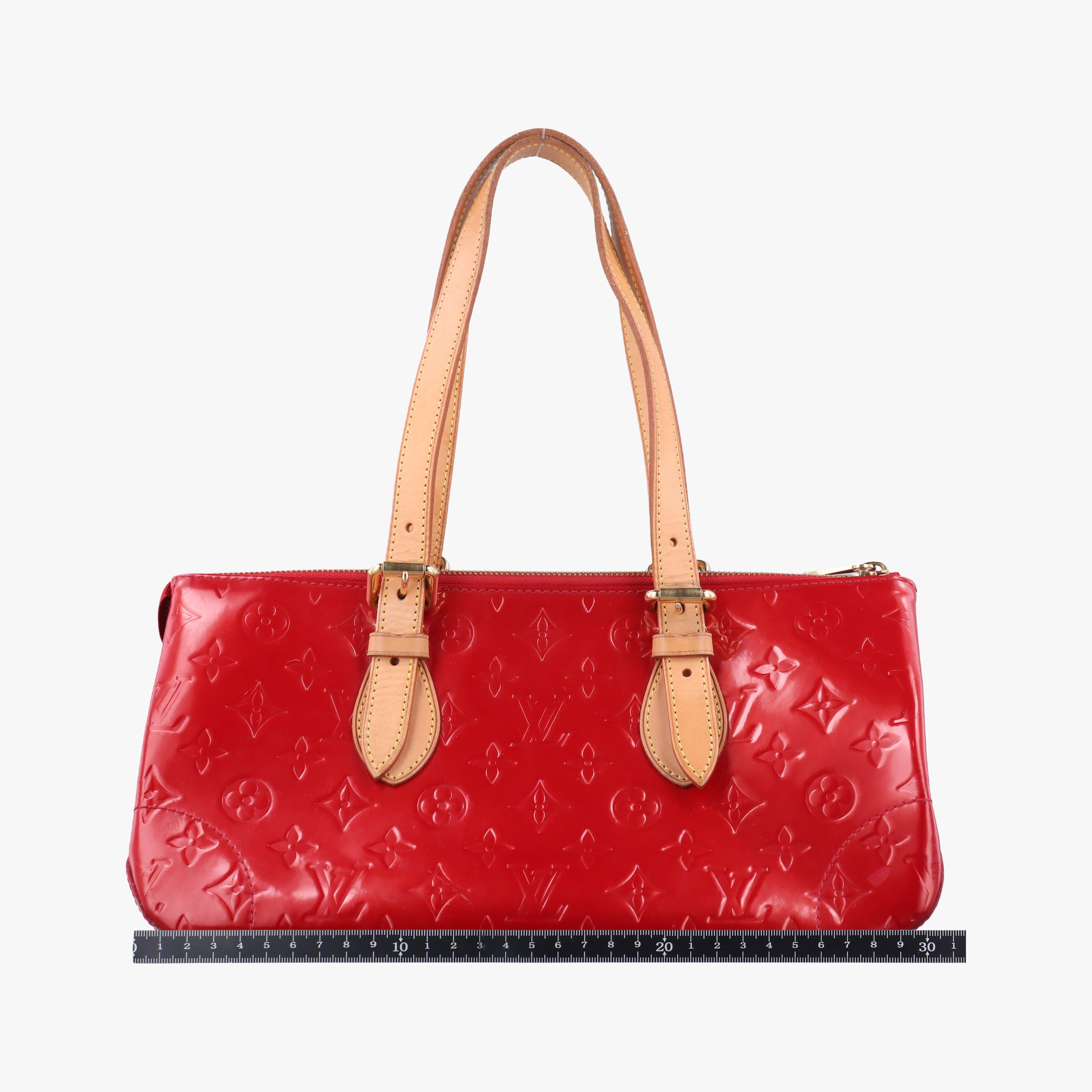 Pre-owned Louis Vuitton Rosewood Avenue POMME D’AMOUR Vernis M93507 handbag | stylenewstar