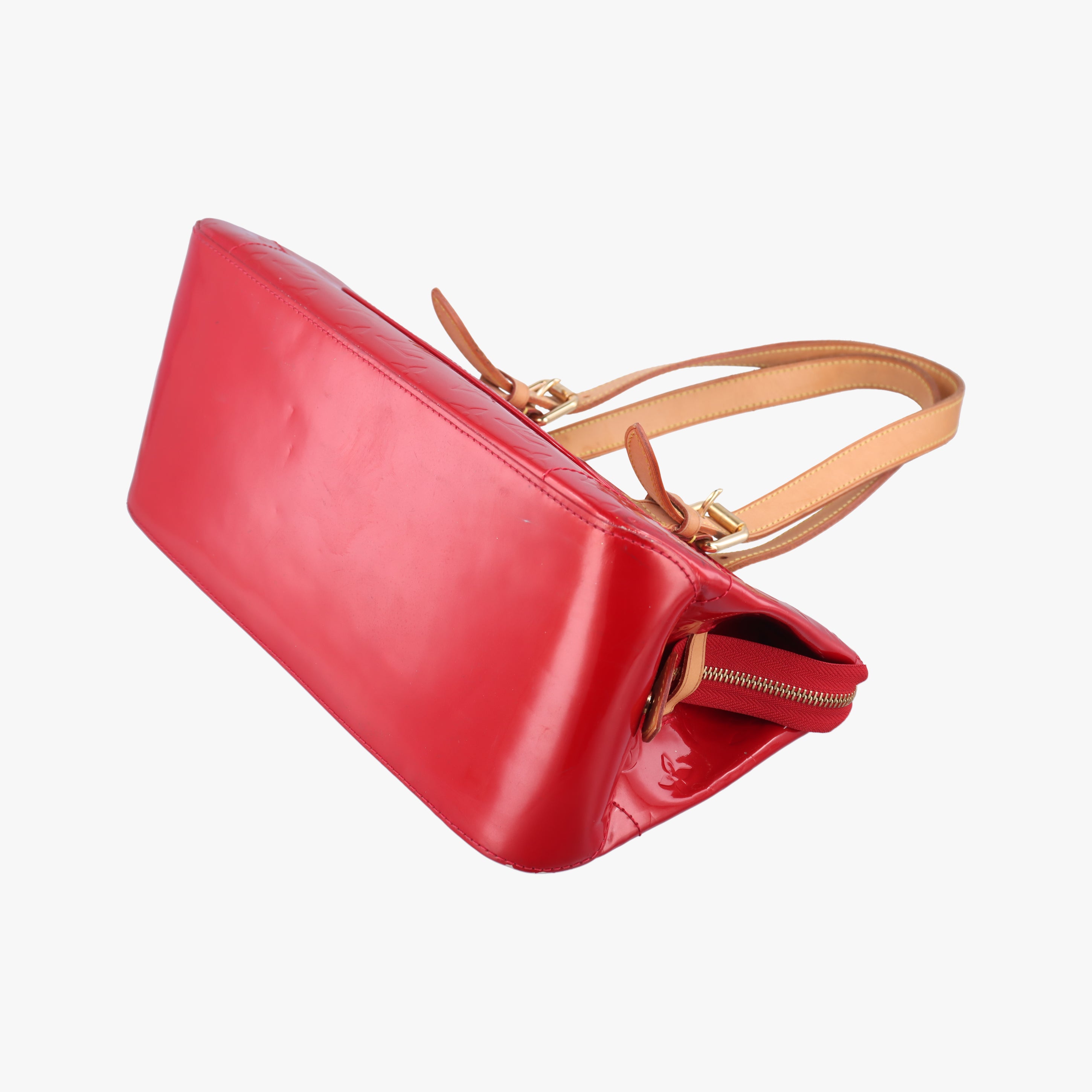 Pre-owned Louis Vuitton Rosewood Avenue POMME D’AMOUR Vernis M93507 handbag | stylenewstar