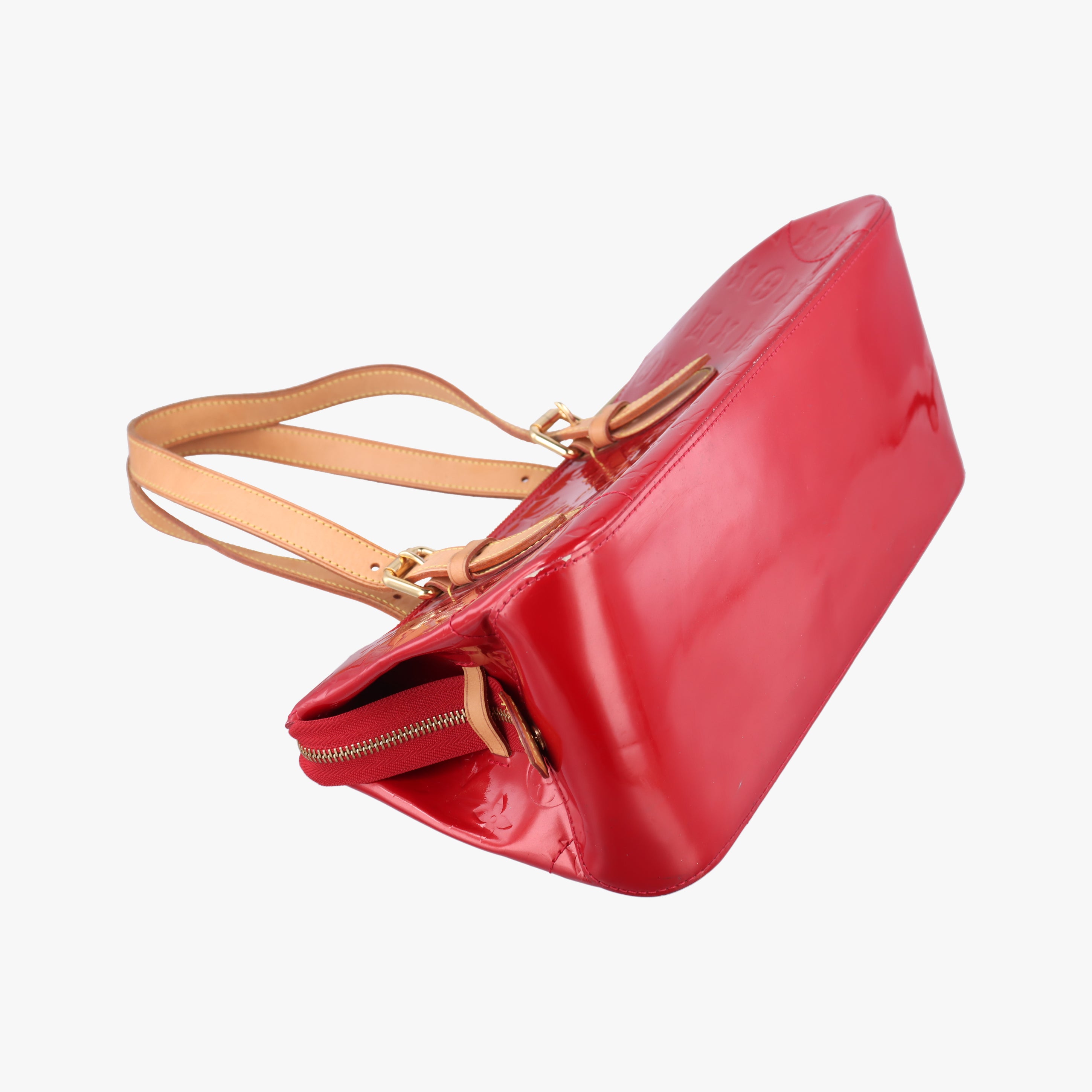 Pre-owned Louis Vuitton Rosewood Avenue POMME D’AMOUR Vernis M93507 handbag | stylenewstar