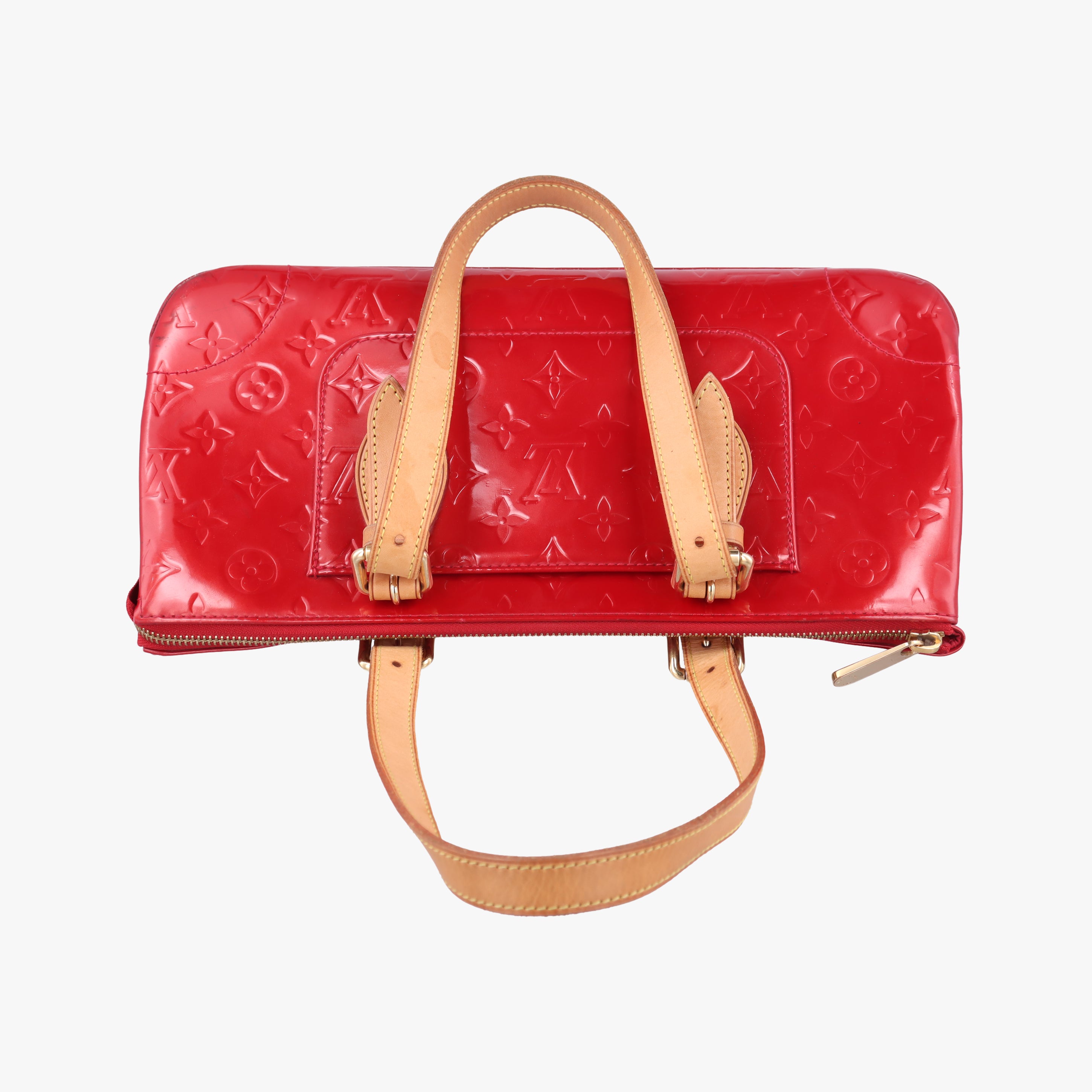 Pre-owned Louis Vuitton Rosewood Avenue POMME D’AMOUR Vernis M93507 handbag | stylenewstar