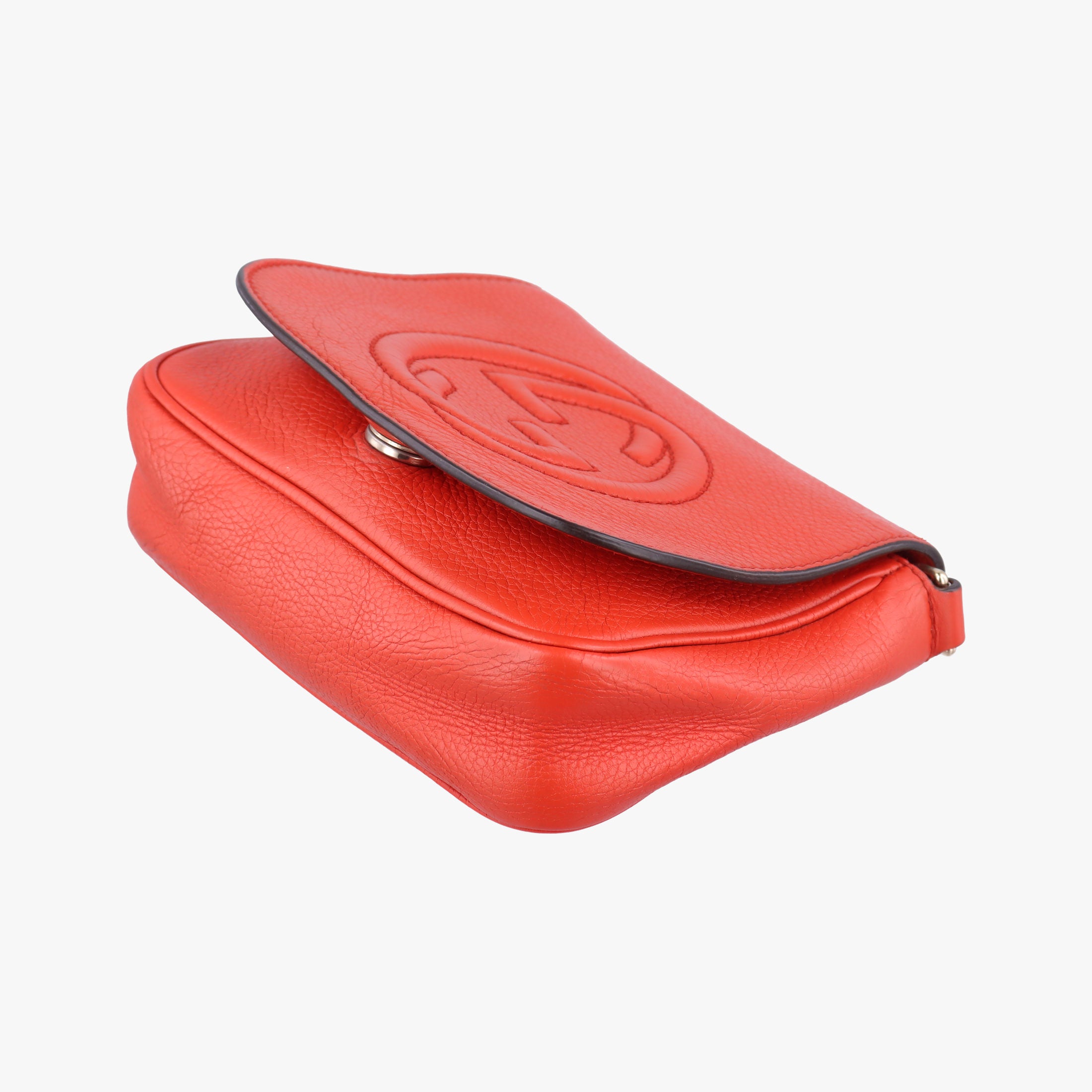 Pre-owned Gucci Soho Orange Leather 323190 shoulderbag | stylenewstar