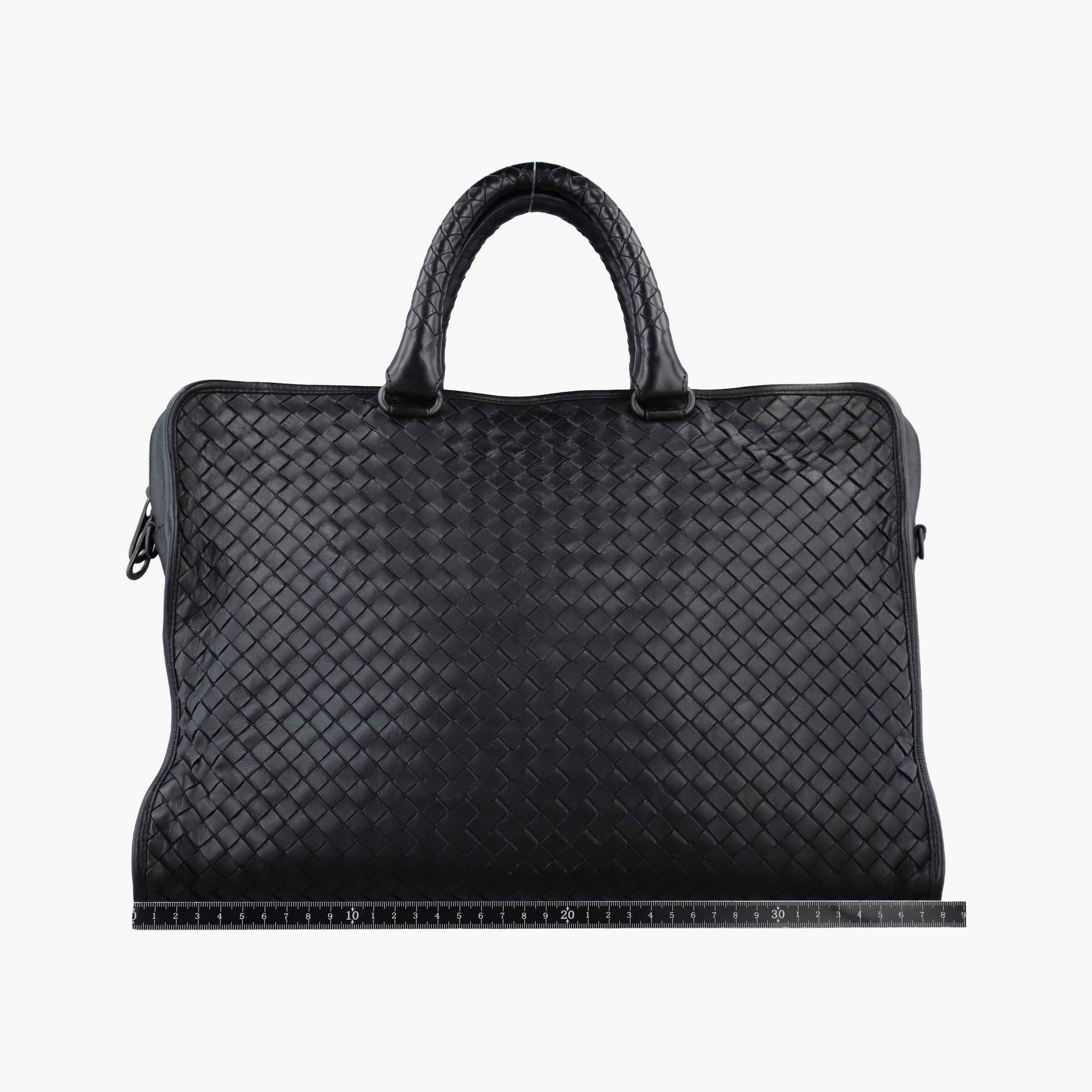 Pre-owned Bottega Veneta Intrecciato Black lambskin  handbag | stylenewstar