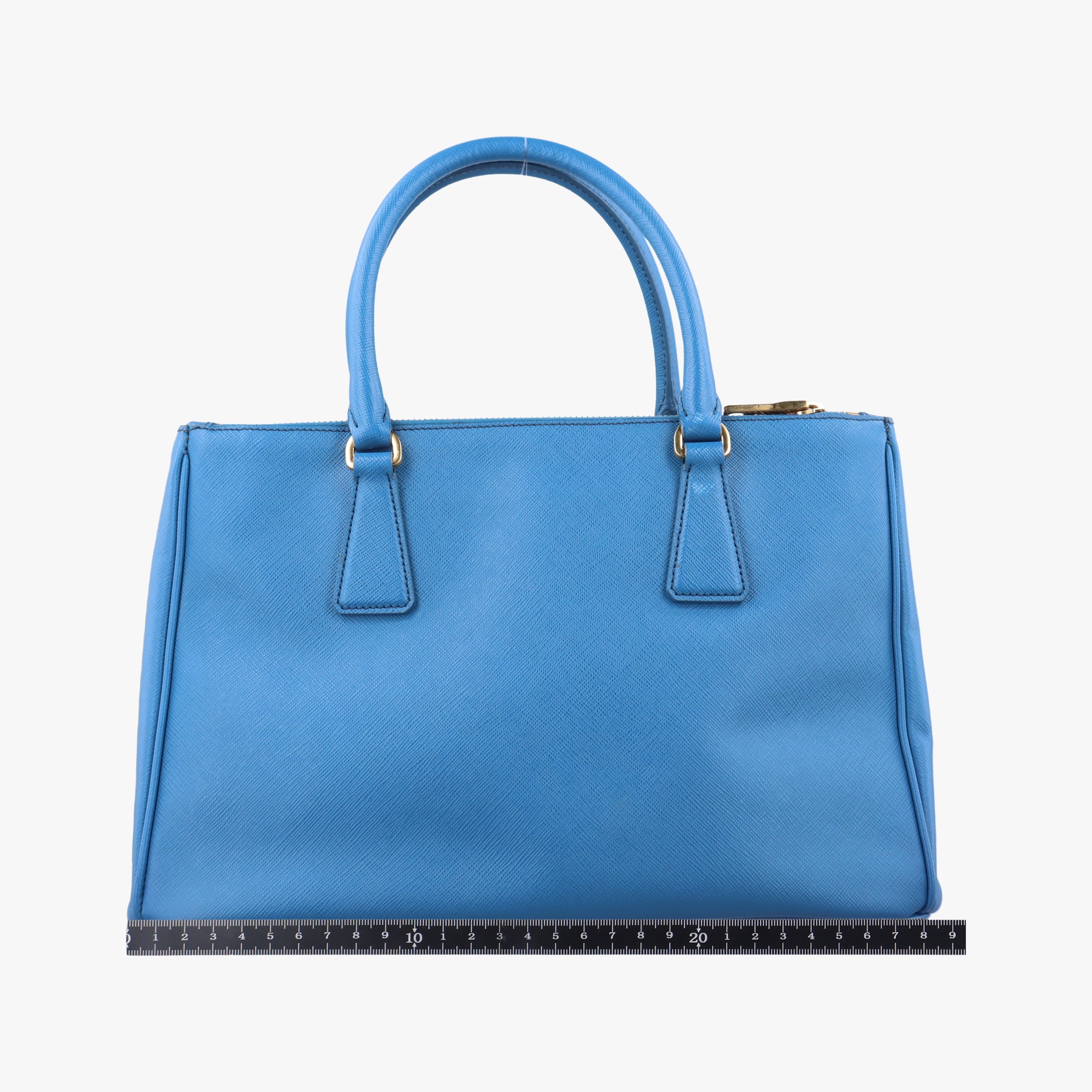 Vintage Prada Galleria Blue SAFFIANO Leather BN1801 shoulderbag | stylenewstar