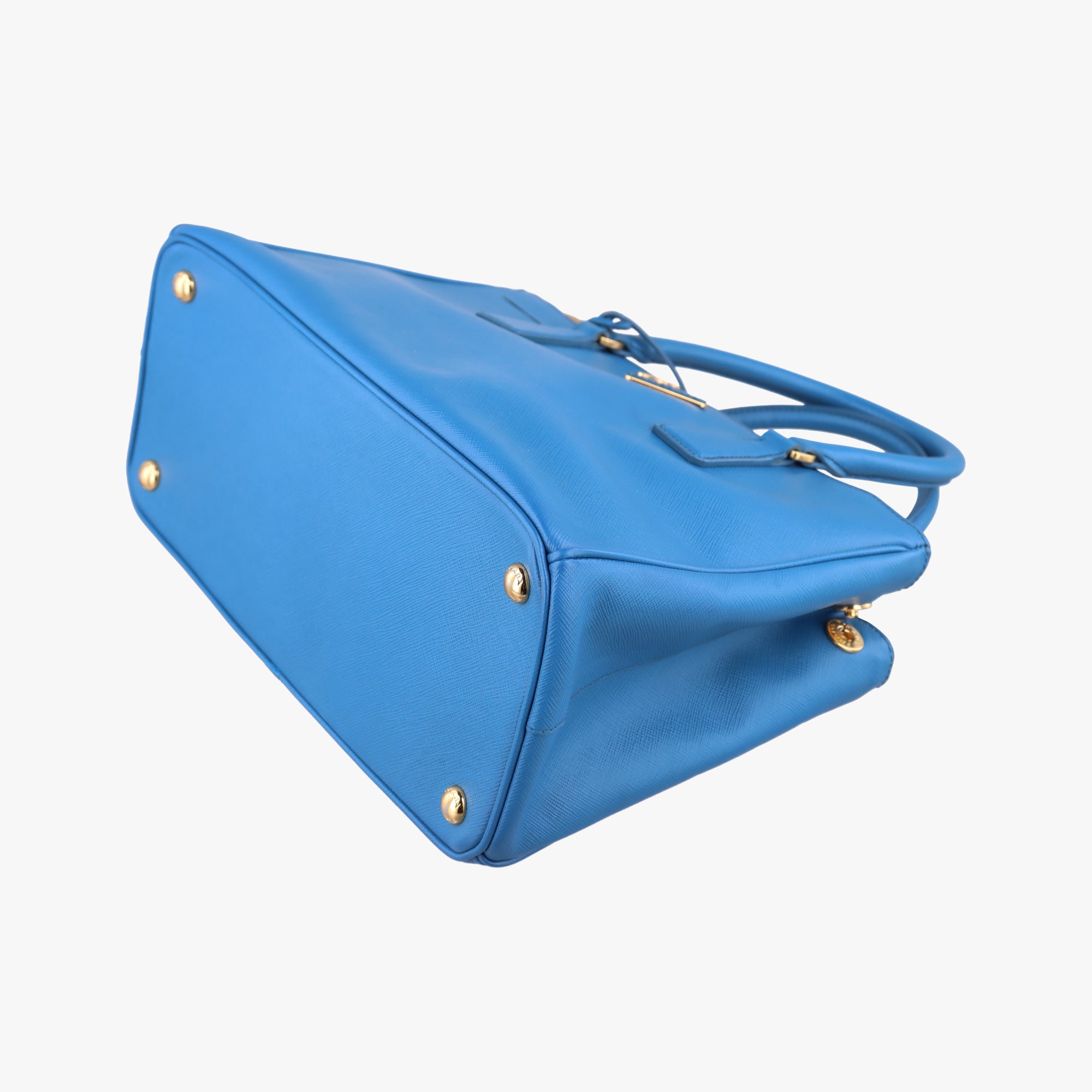 Vintage Prada Galleria Blue SAFFIANO Leather BN1801 shoulderbag | stylenewstar