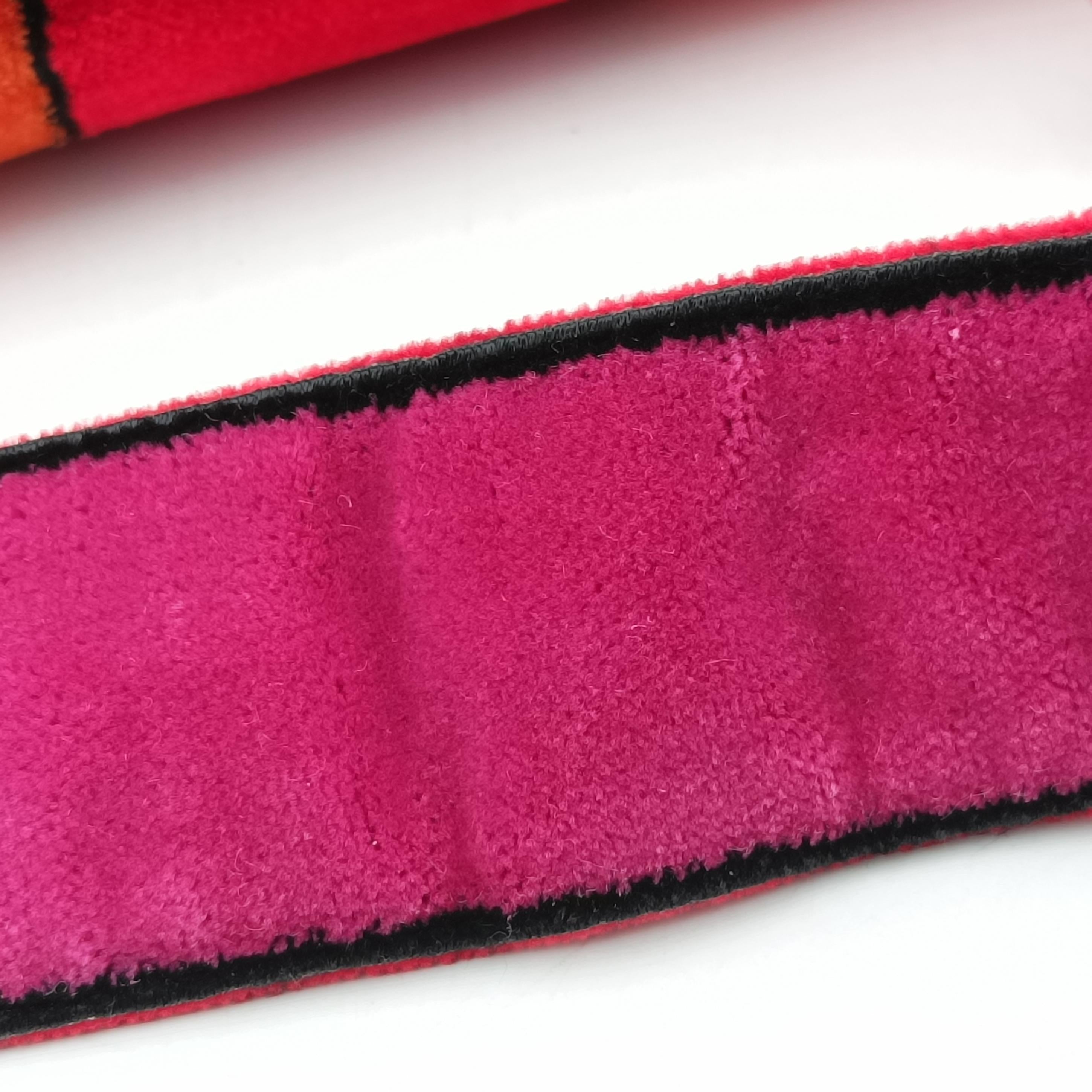 Pre-owned Prada Cahier pink×Multicolour velour 1BD075 shoulderbag | stylenewstar