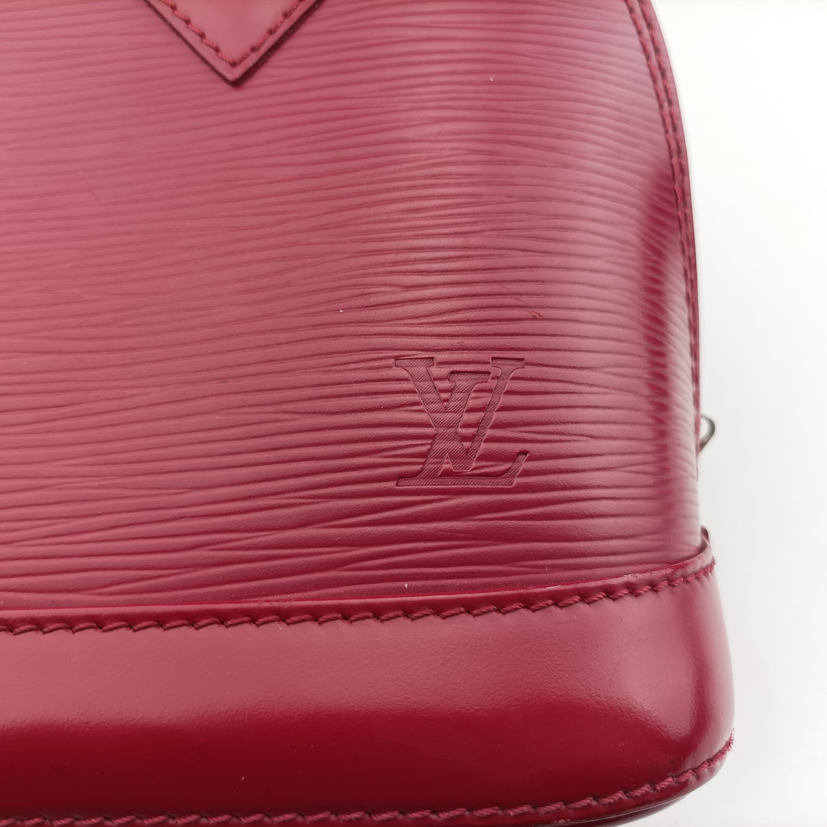 Vintage Louis Vuitton Alma BB FUCHSIA Epi M40851 shoulderbag | stylenewstar