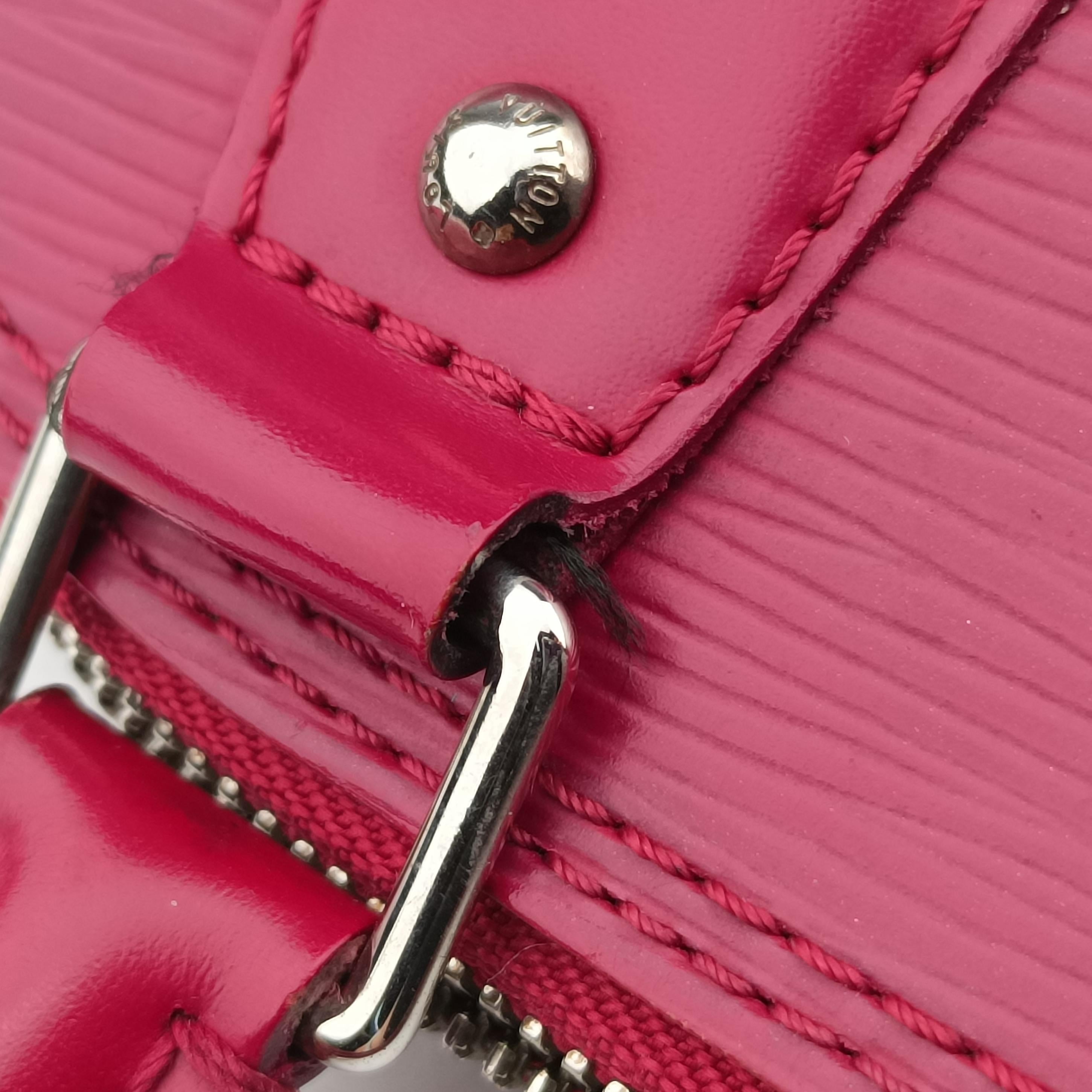 Vintage Louis Vuitton Alma BB FUCHSIA Epi M40851 shoulderbag | stylenewstar