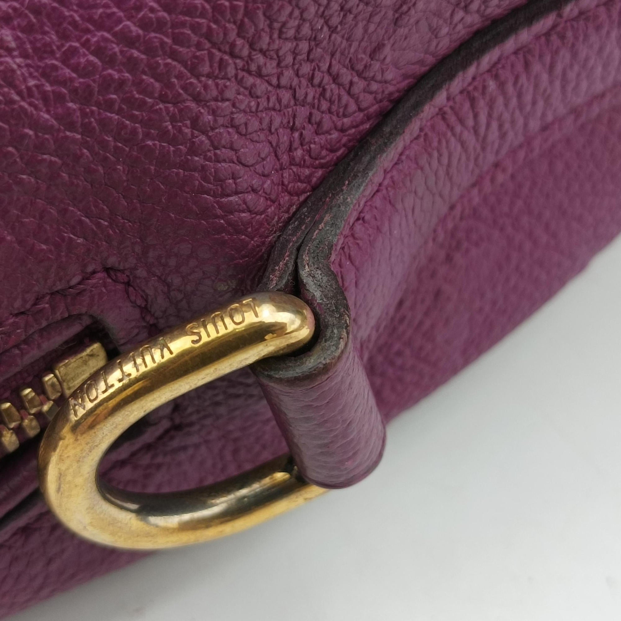 Pre-owned Louis Vuitton Speedy Bandouliere 30 Aurore Monogram Empreinte M40755 shoulderbag | stylenewstar