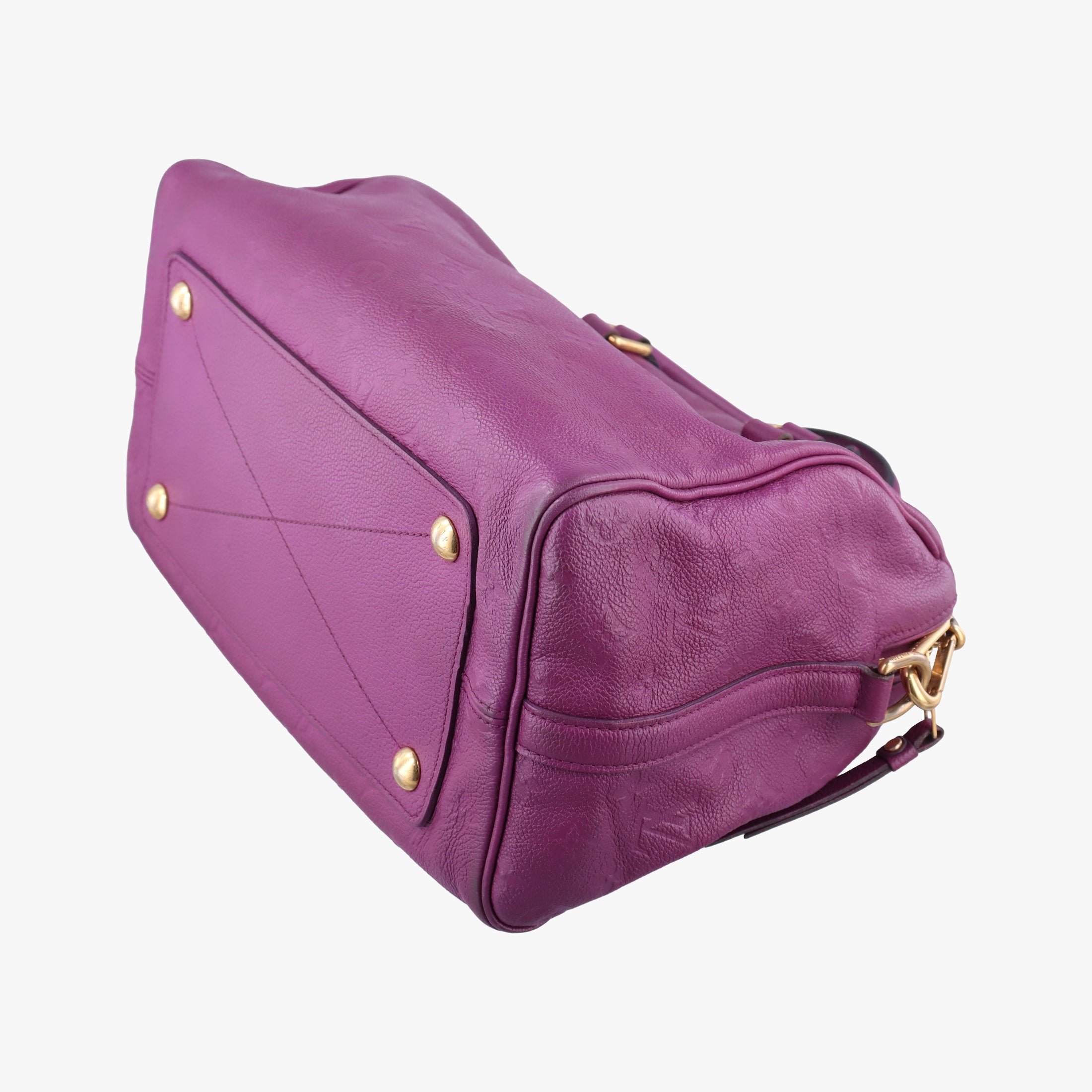 Pre-owned Louis Vuitton Speedy Bandouliere 30 Aurore Monogram Empreinte M40755 shoulderbag | stylenewstar