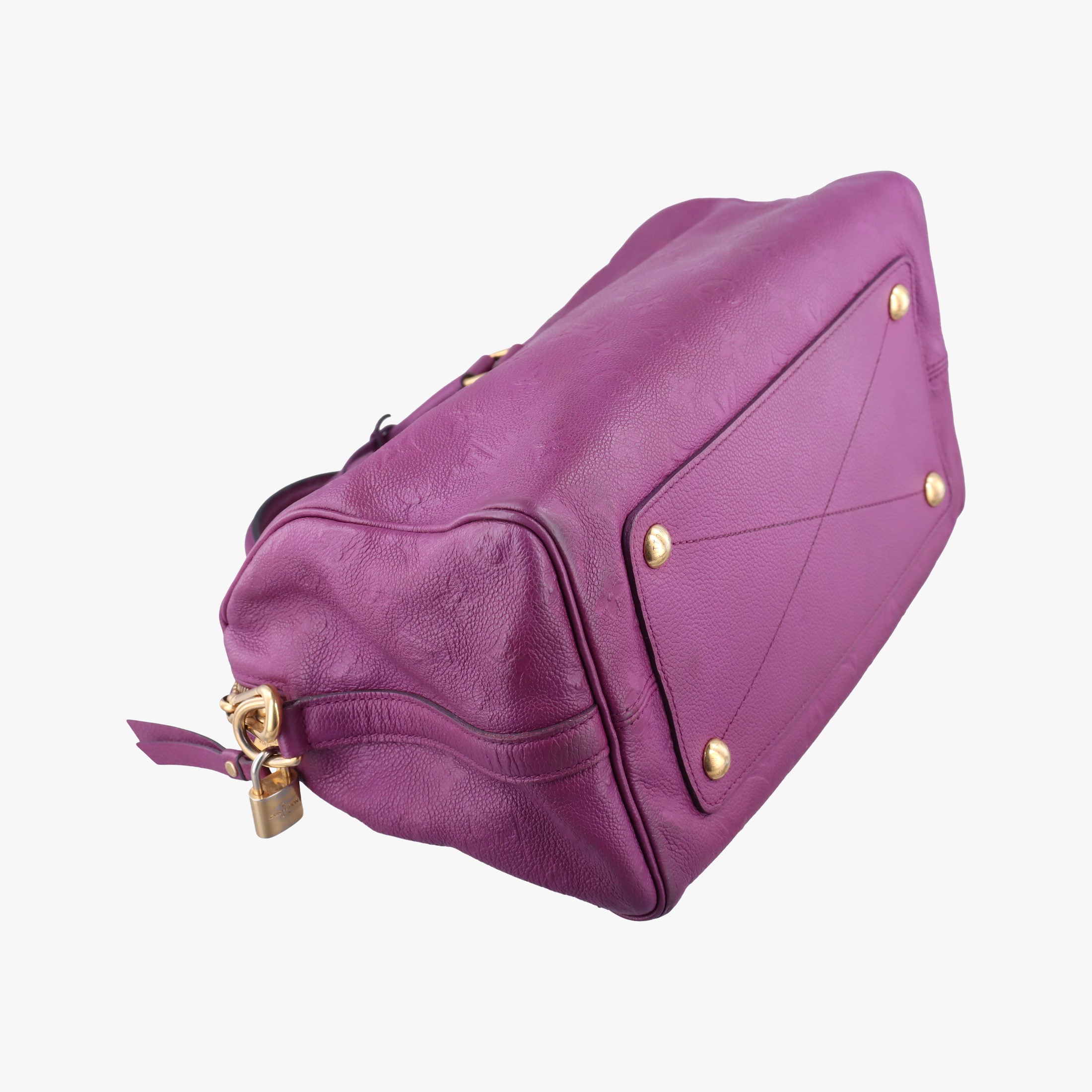Pre-owned Louis Vuitton Speedy Bandouliere 30 Aurore Monogram Empreinte M40755 shoulderbag | stylenewstar