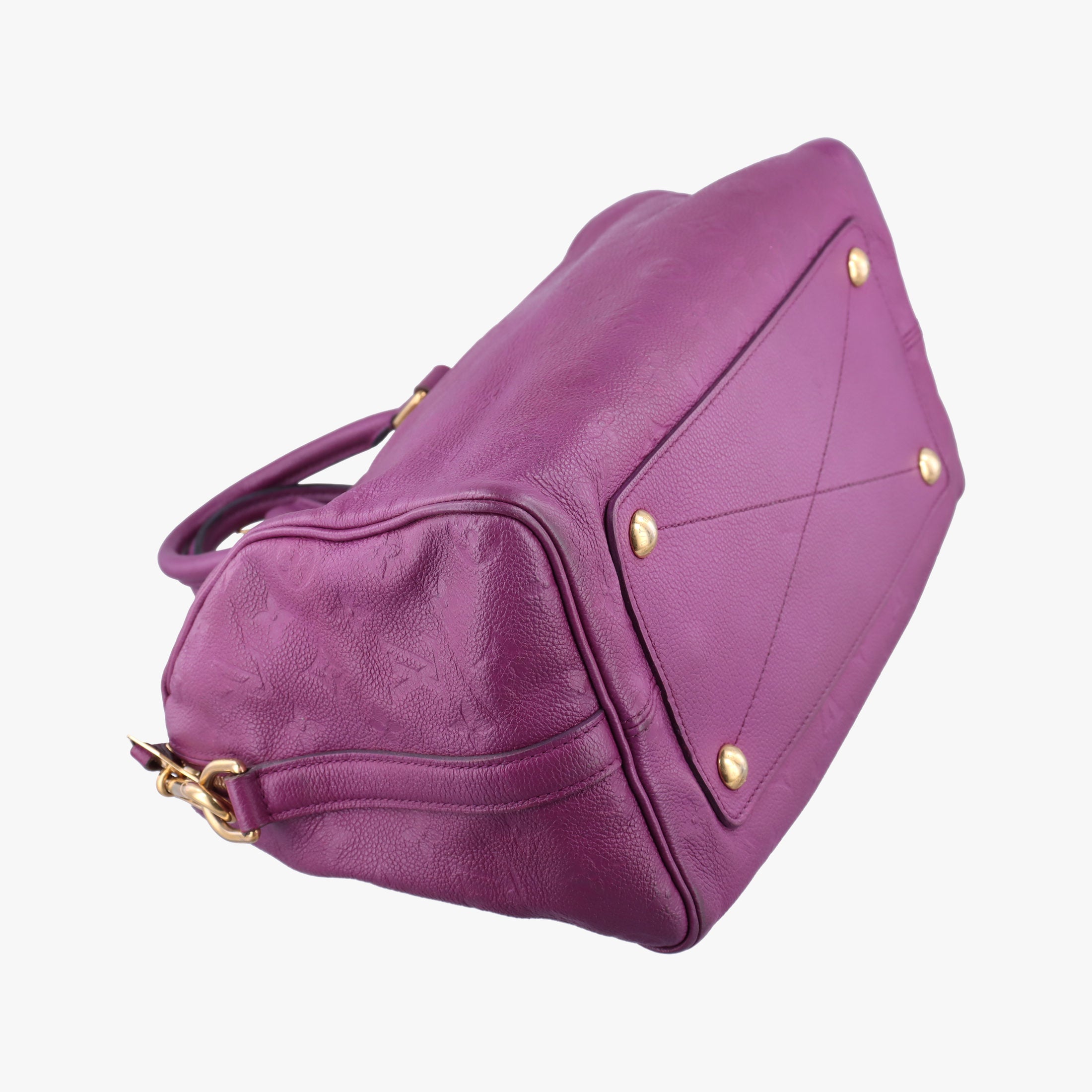 Pre-owned Louis Vuitton Speedy Bandouliere 30 Aurore Monogram Empreinte M40755 shoulderbag | stylenewstar