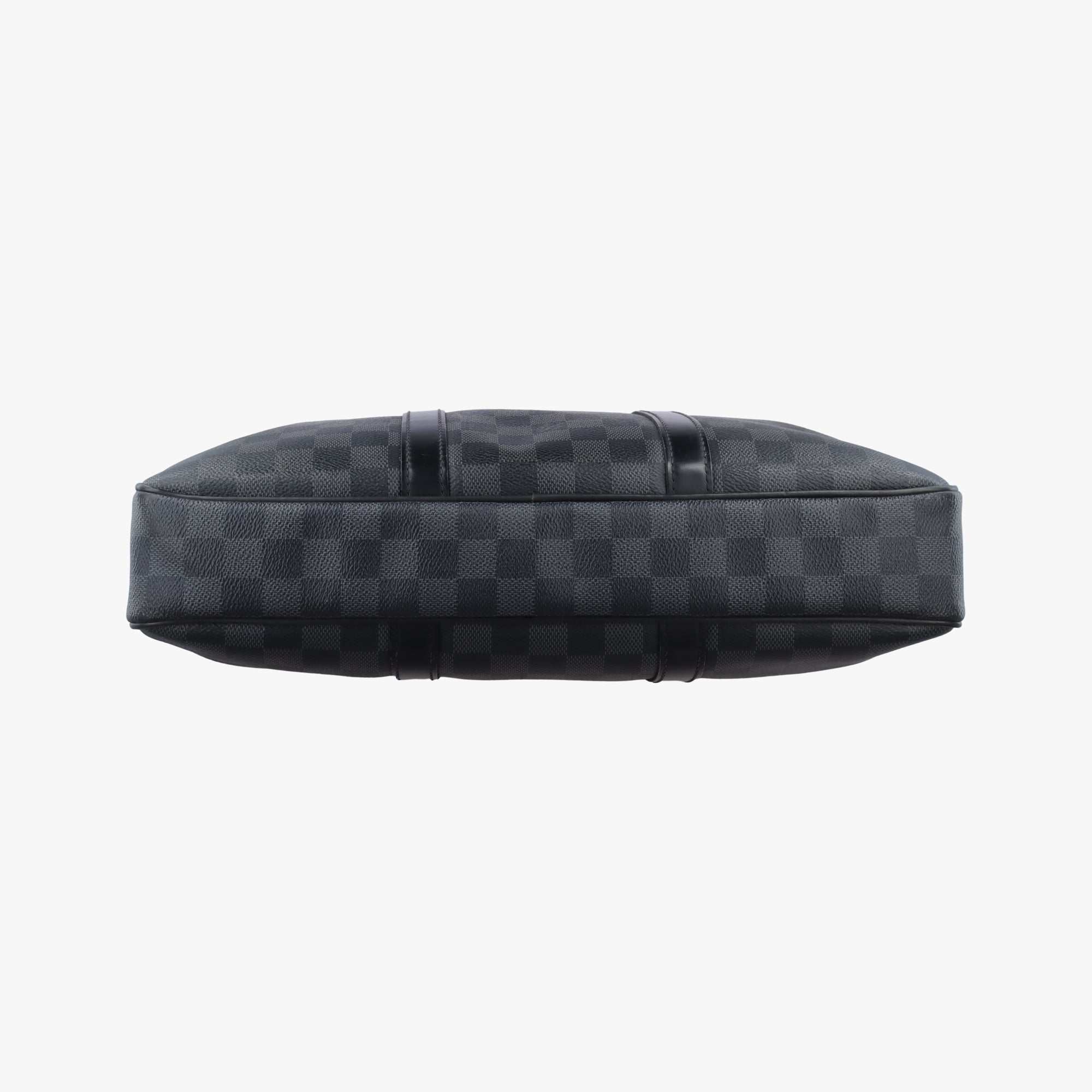 Pre-owned Louis Vuitton Porte Documents Voyage PM Noir Damier Graphite N41478 shoulderbag | stylenewstar