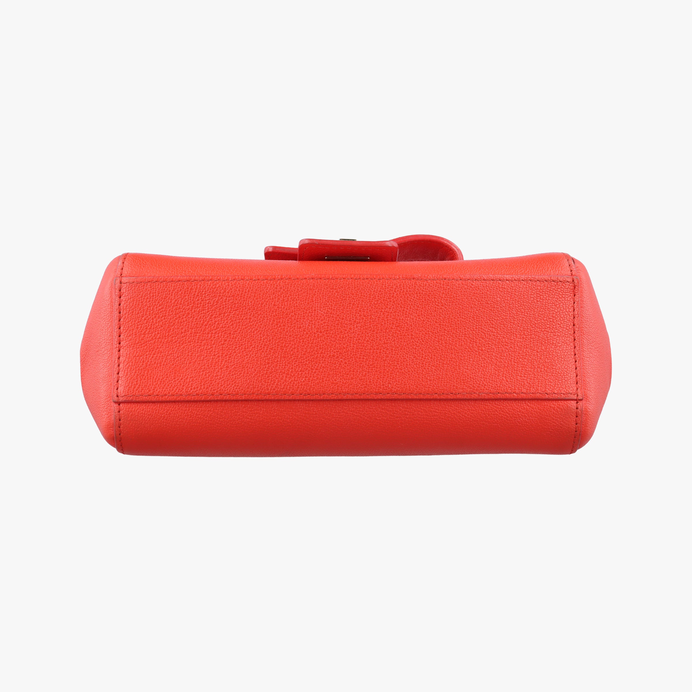 Vintage Delvaux Simplissime City PM Orange red leather  shoulderbag | stylenewstar