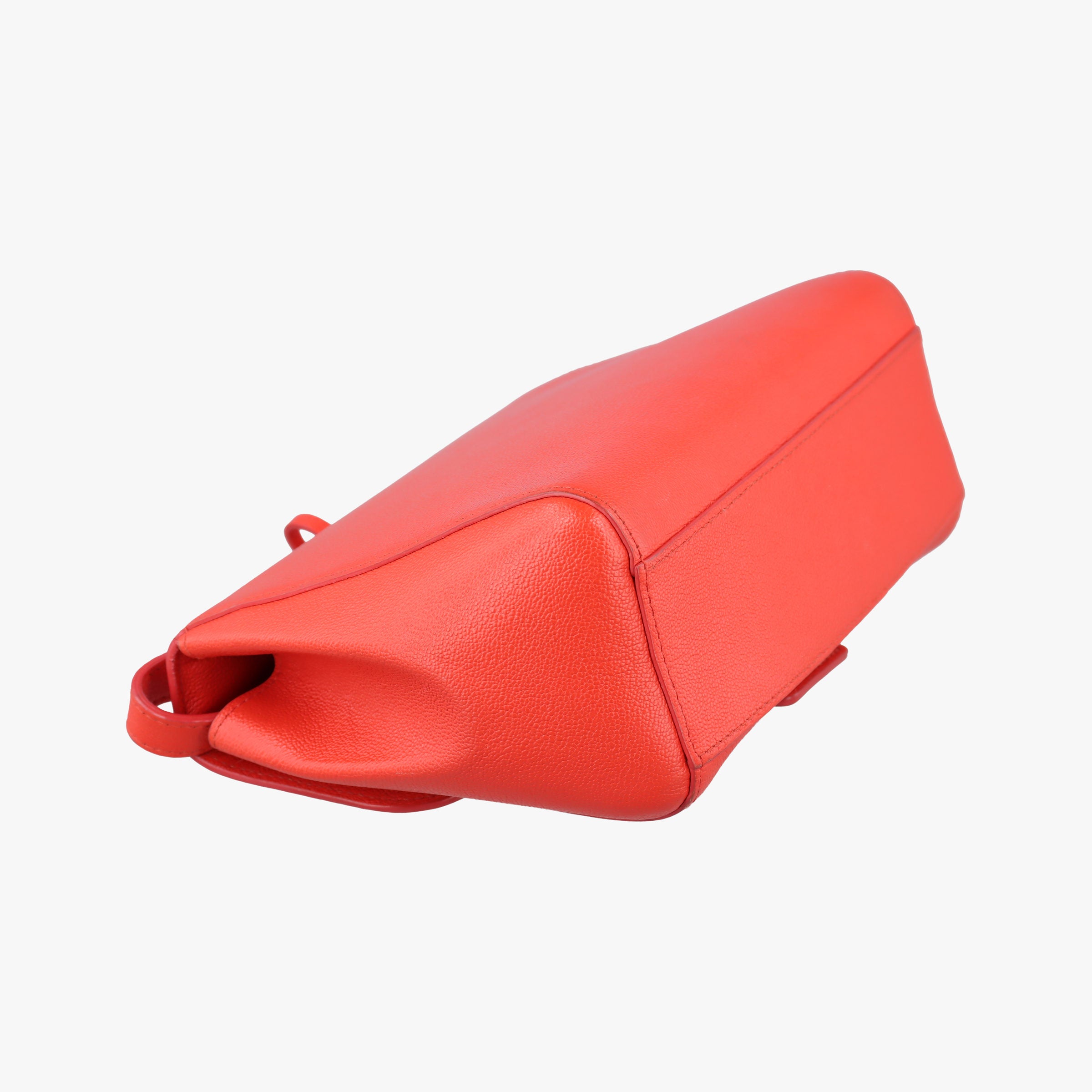 Vintage Delvaux Simplissime City PM Orange red leather  shoulderbag | stylenewstar