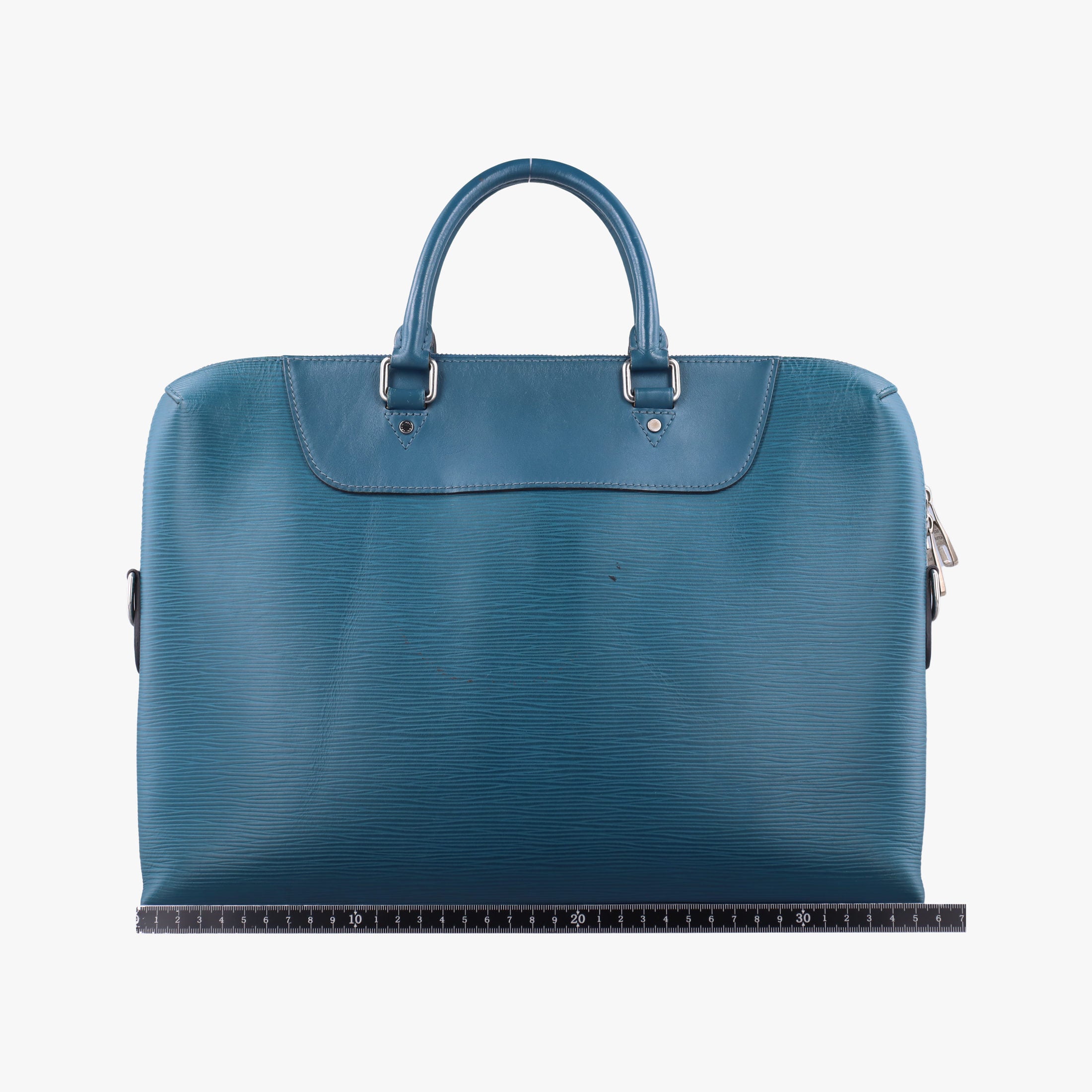 Pre-owned Louis Vuitton Porte Documents Jour blue Epi M51700 handbag | stylenewstar