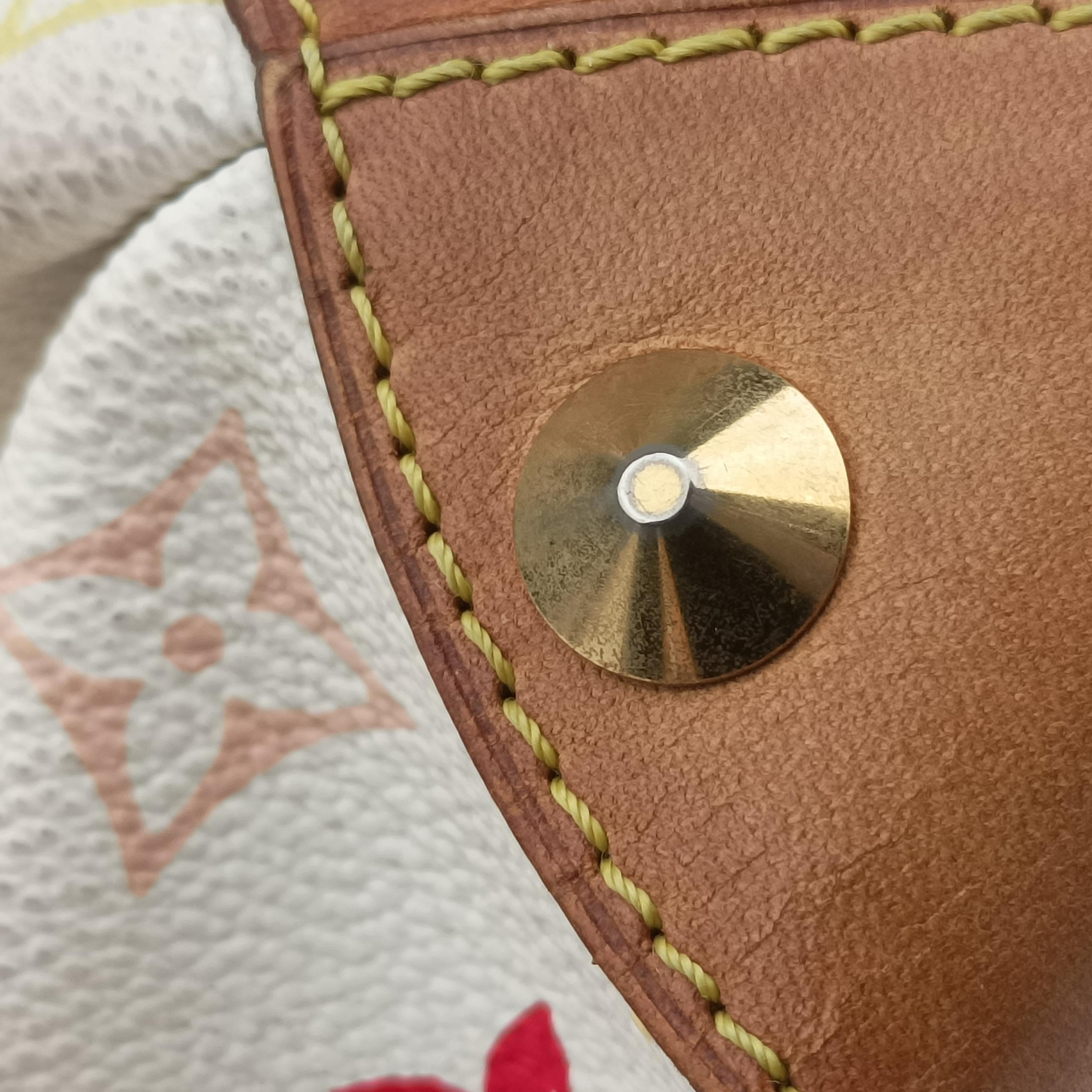 Vintage Louis Vuitton JUDY MM white Monogram Multicolor M40255 shoulderbag | stylenewstar