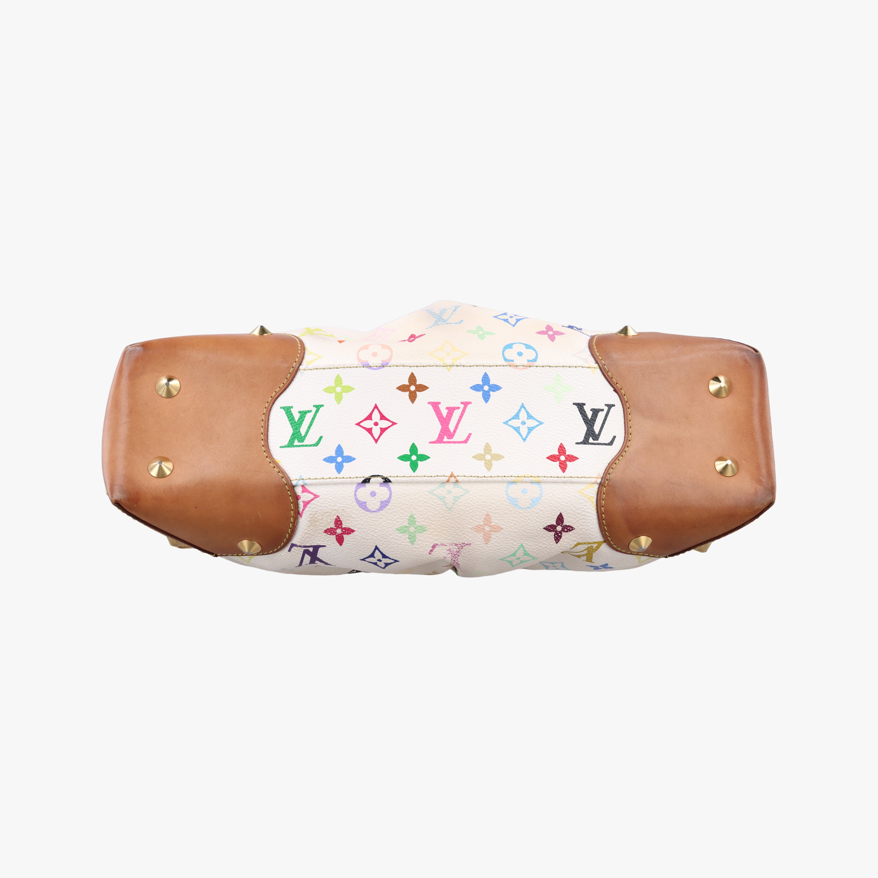 Vintage Louis Vuitton JUDY MM white Monogram Multicolor M40255 shoulderbag | stylenewstar