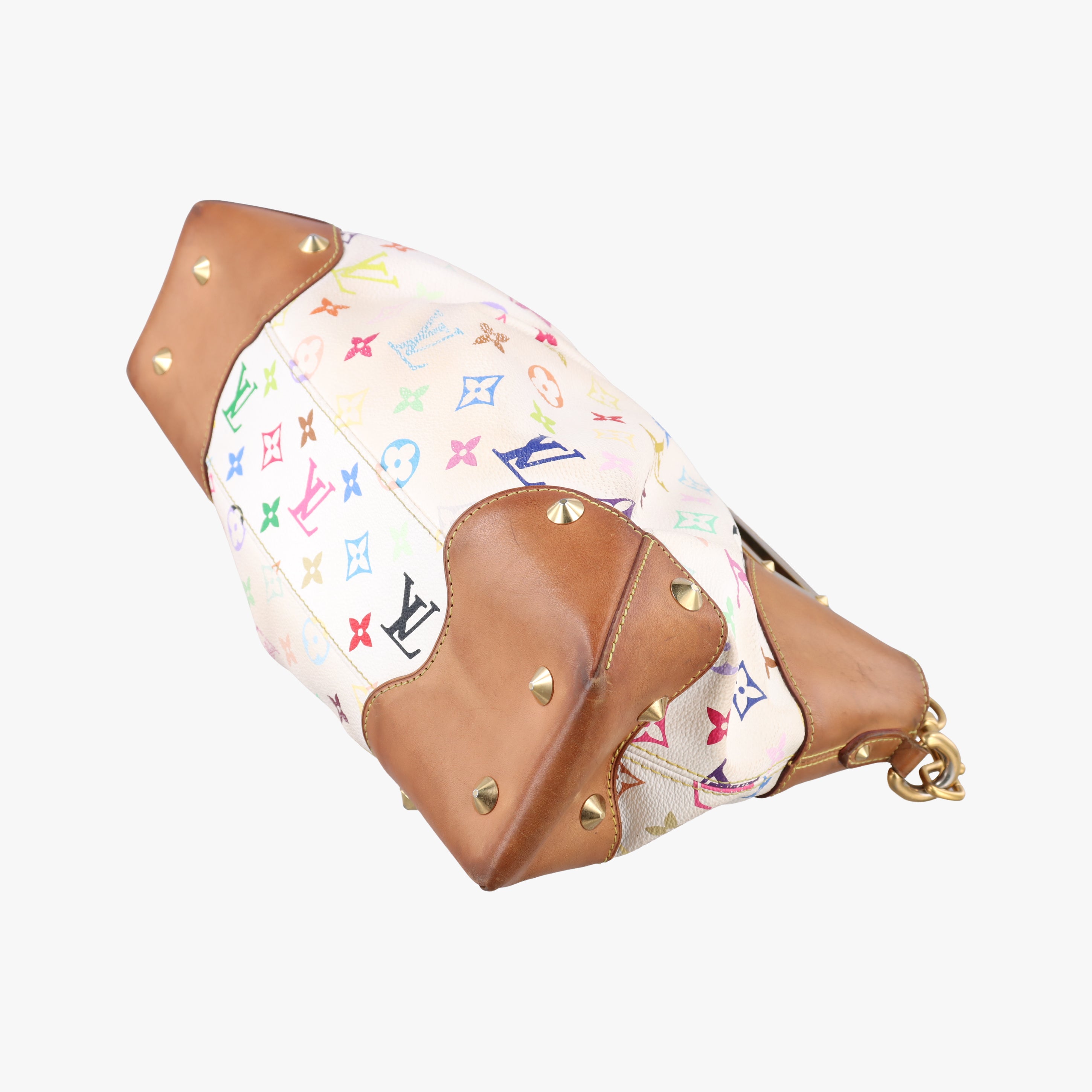 Vintage Louis Vuitton JUDY MM white Monogram Multicolor M40255 shoulderbag | stylenewstar