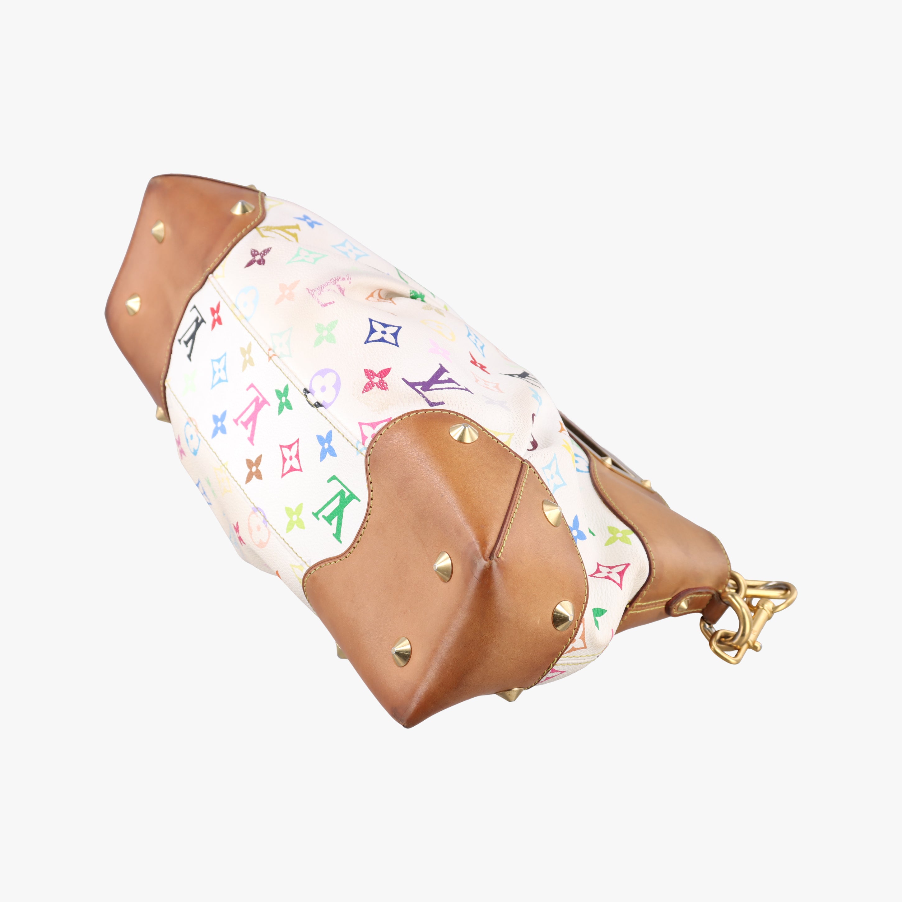 Vintage Louis Vuitton JUDY MM white Monogram Multicolor M40255 shoulderbag | stylenewstar