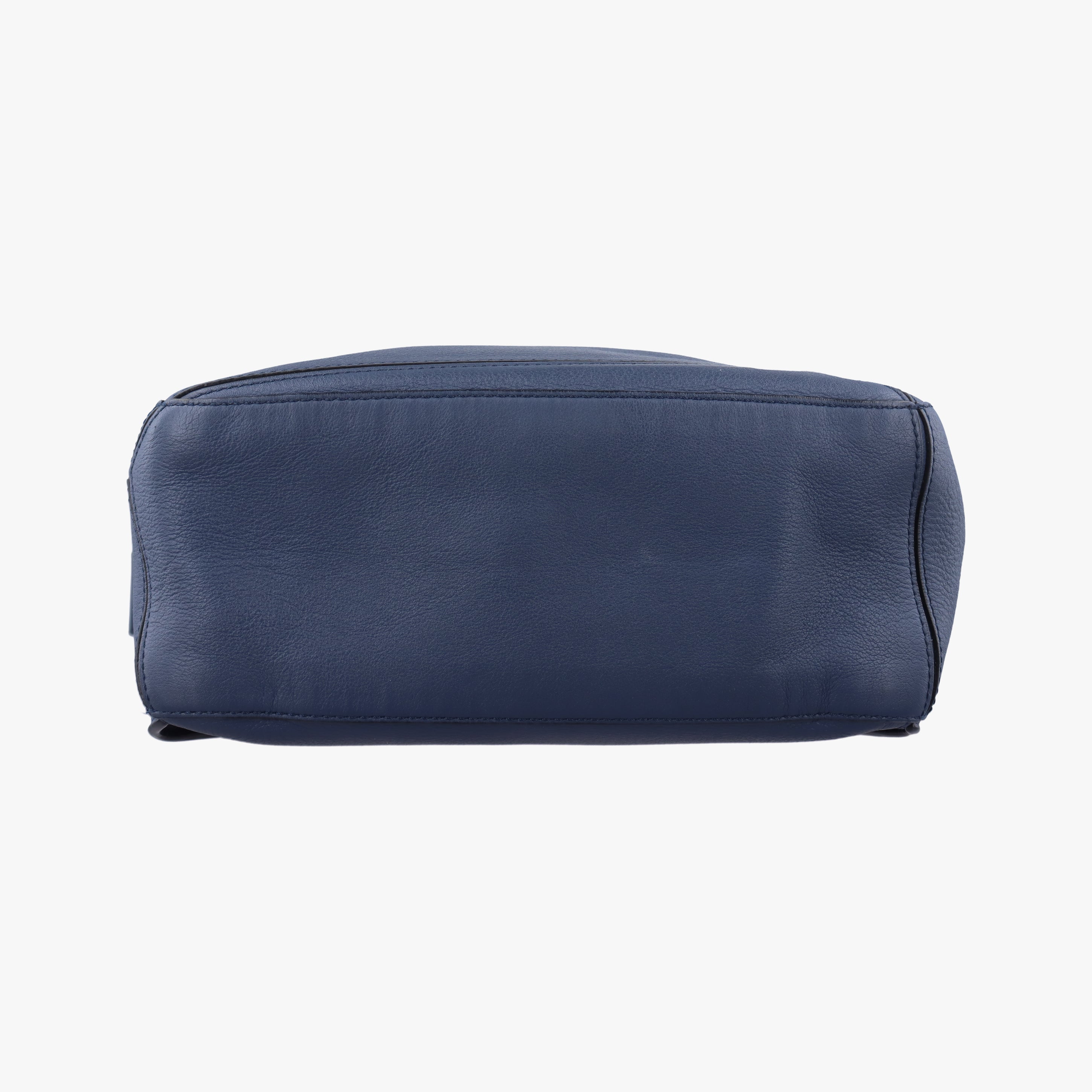 Pre-owned Loewe Puzzle Navy Leather  bum bag/waist bag | stylenewstar