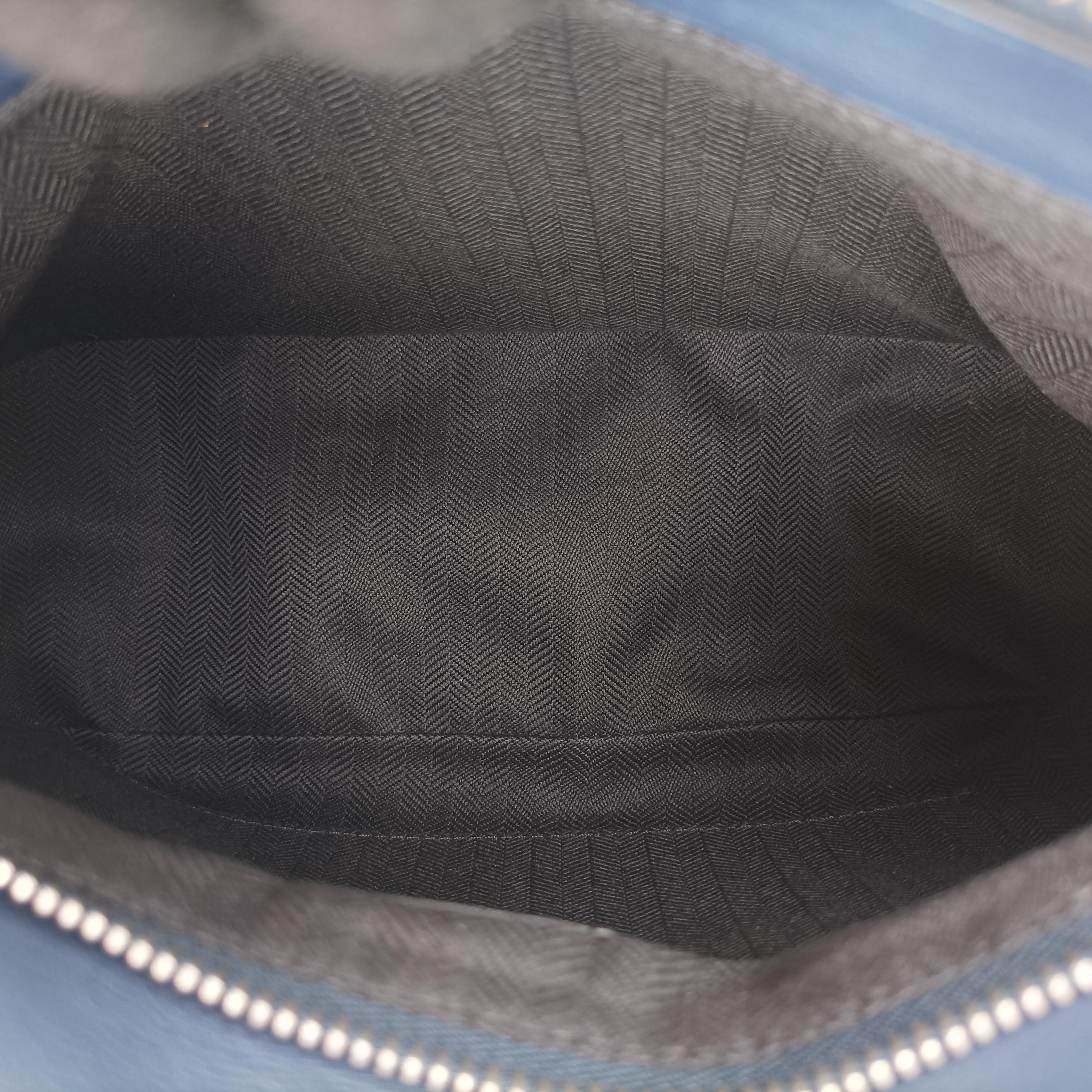 Pre-owned Loewe Puzzle Navy Leather  bum bag/waist bag | stylenewstar
