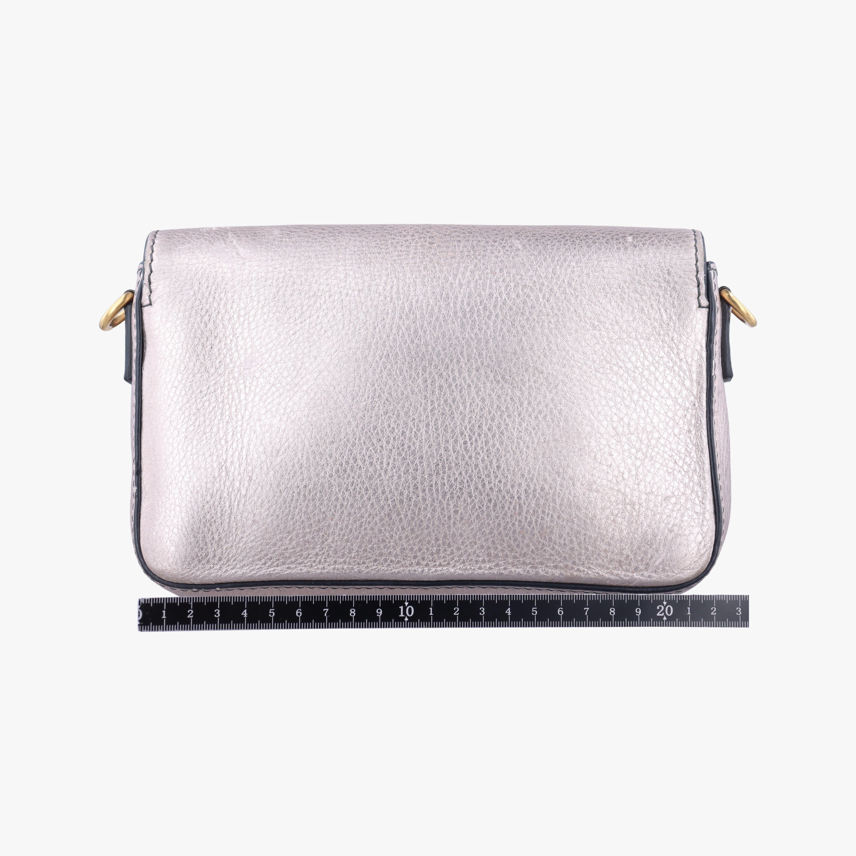 Pre-owned Christian Dior flap Gold leather  clutchbag | stylenewstar