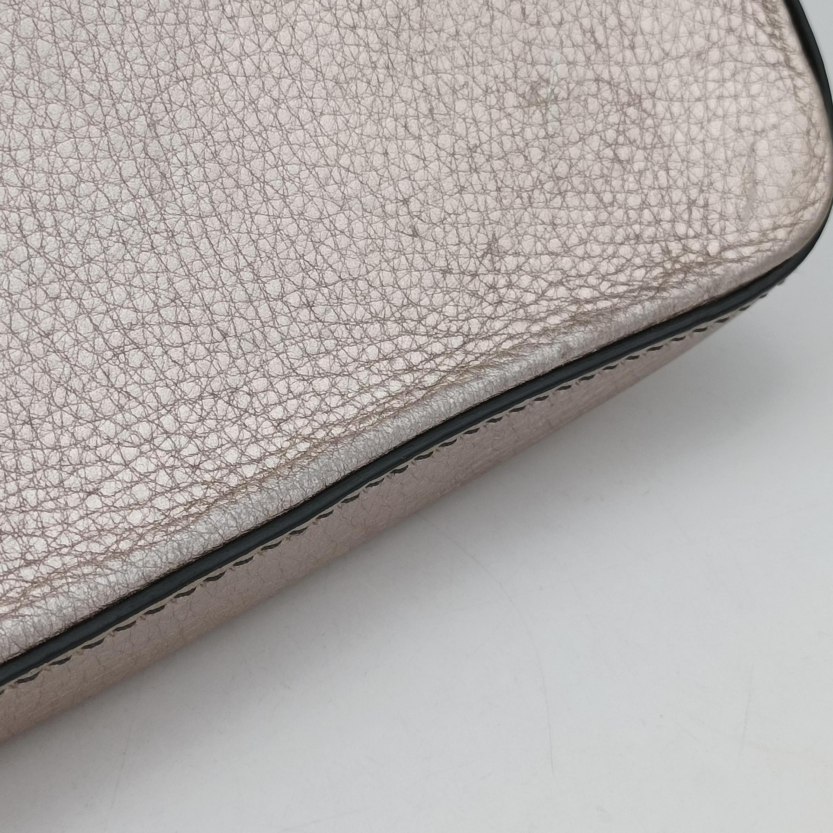Pre-owned Christian Dior flap Gold leather  clutchbag | stylenewstar