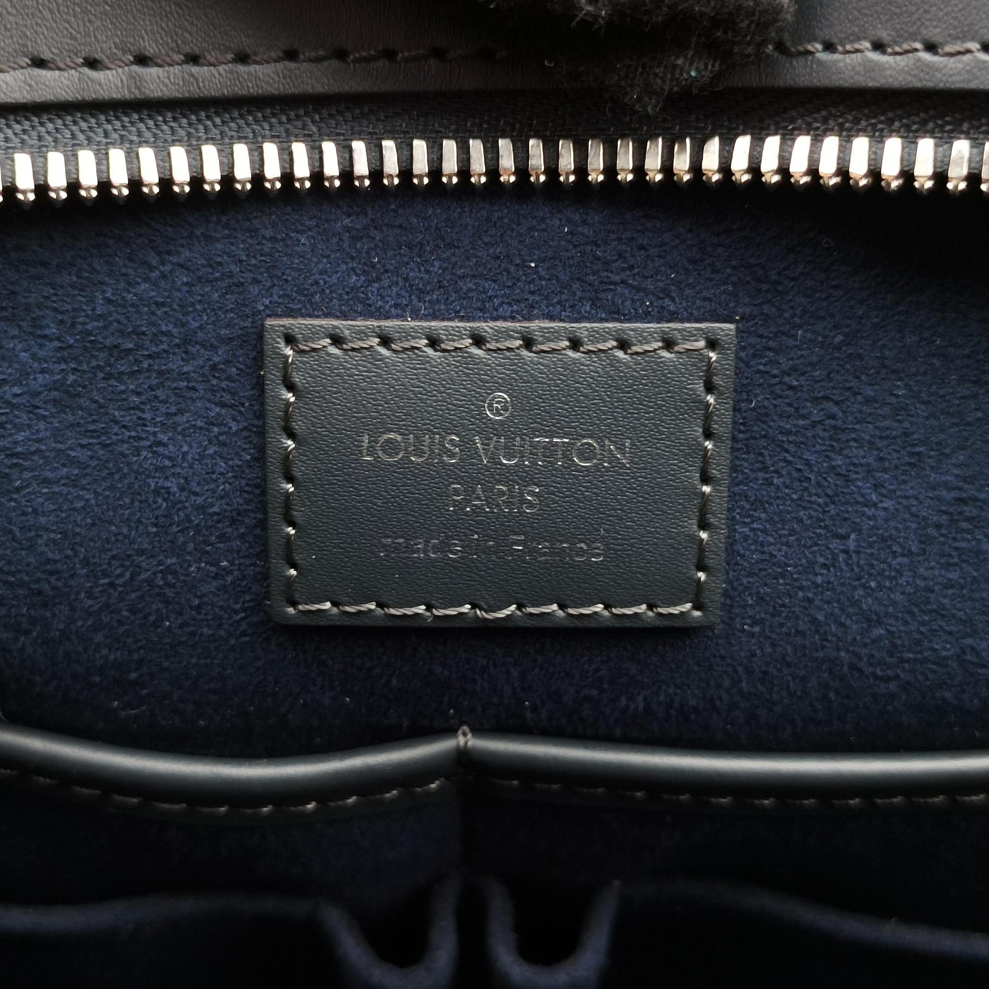 Pre-owned Louis Vuitton Cabas joule Navy epi M50112 handbag | stylenewstar