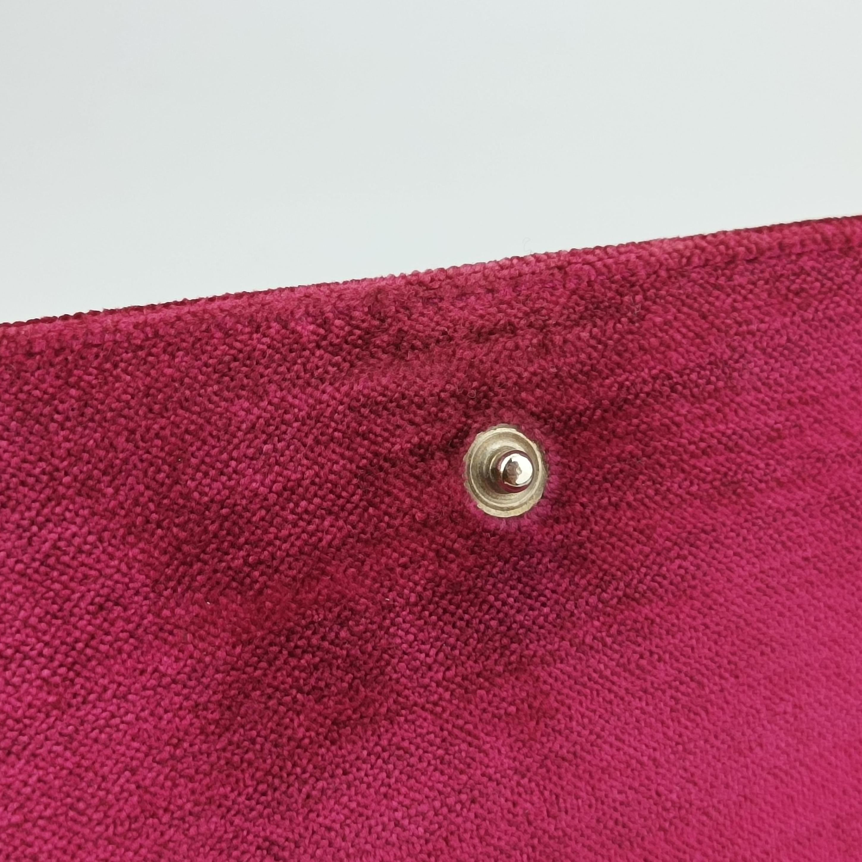 Pre-owned Yves Saint Laurent KATE Rose velour 377829 shoulderbag | stylenewstar