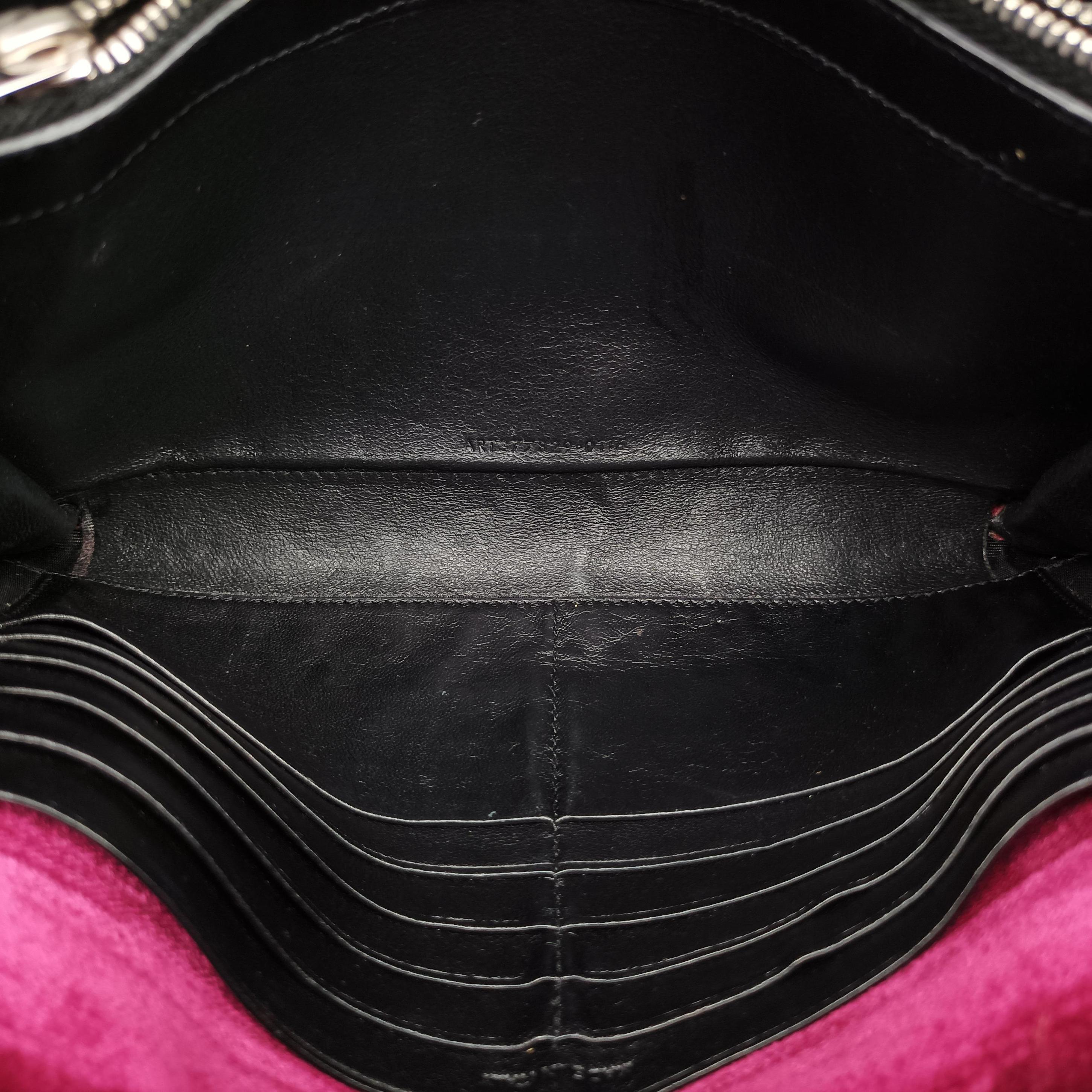 Pre-owned Yves Saint Laurent KATE Rose velour 377829 shoulderbag | stylenewstar