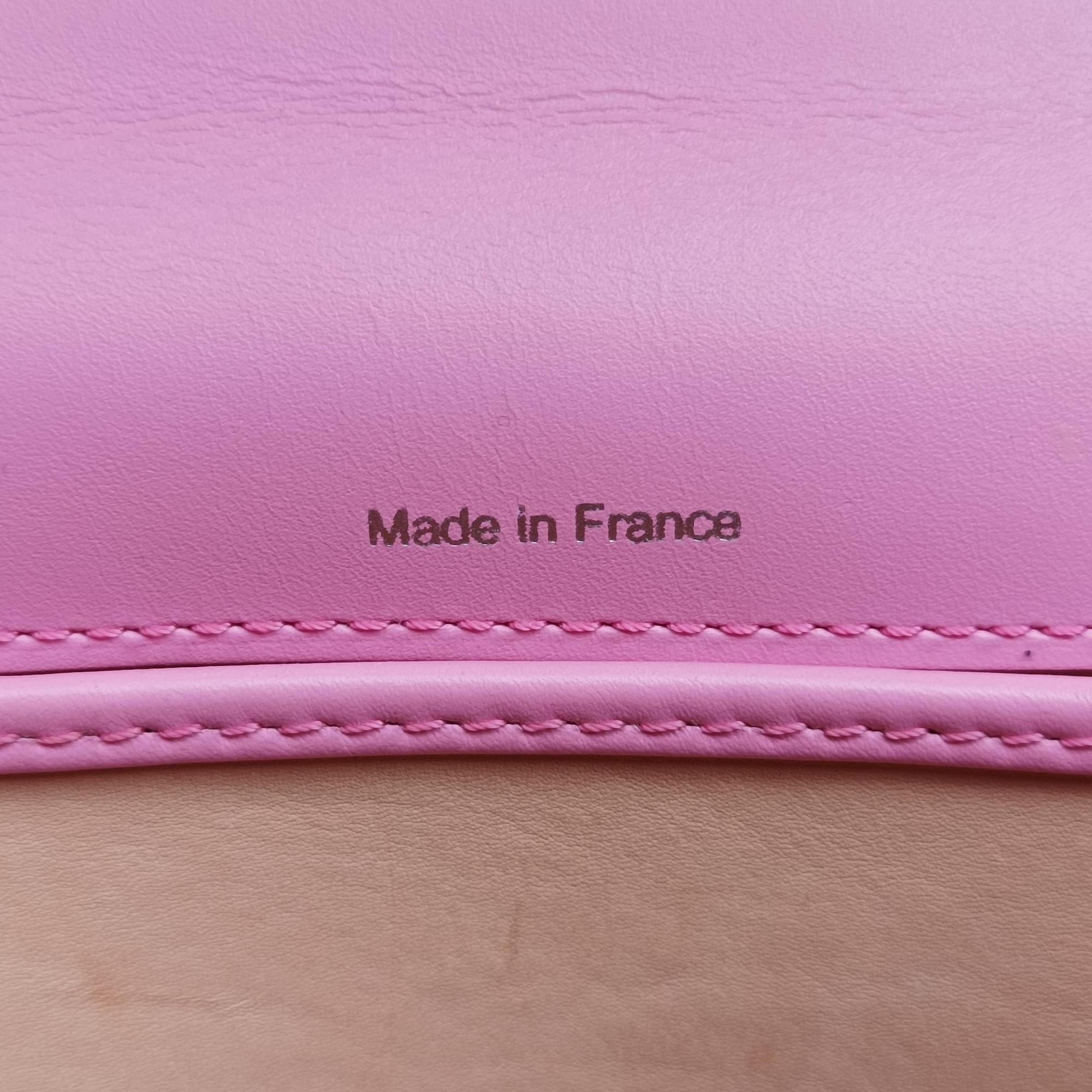 Secondhand Delvaux Simplissime City Mini Pink Suede×leather  shoulderbag | stylenewstar