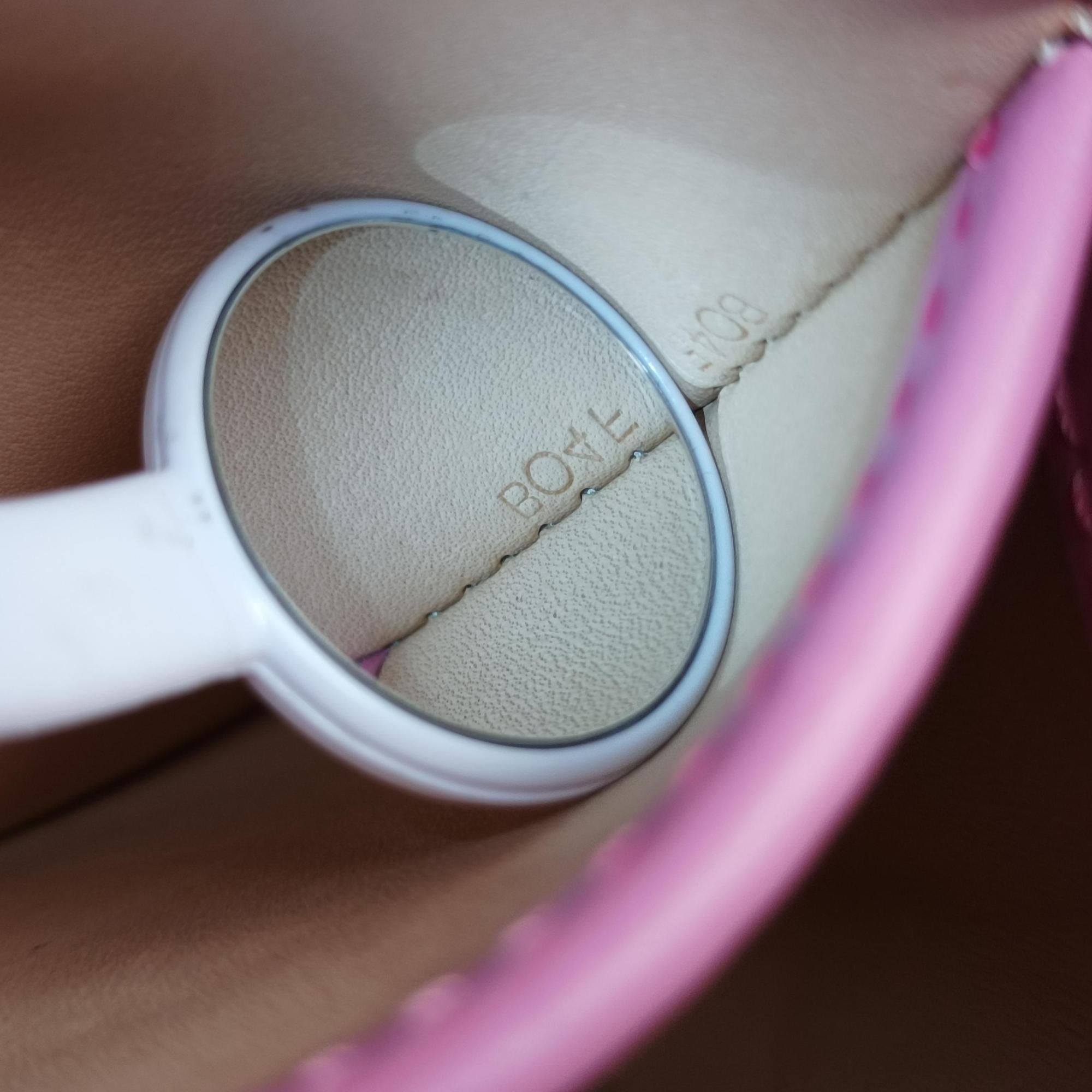 Secondhand Delvaux Simplissime City Mini Pink Suede×leather  shoulderbag | stylenewstar