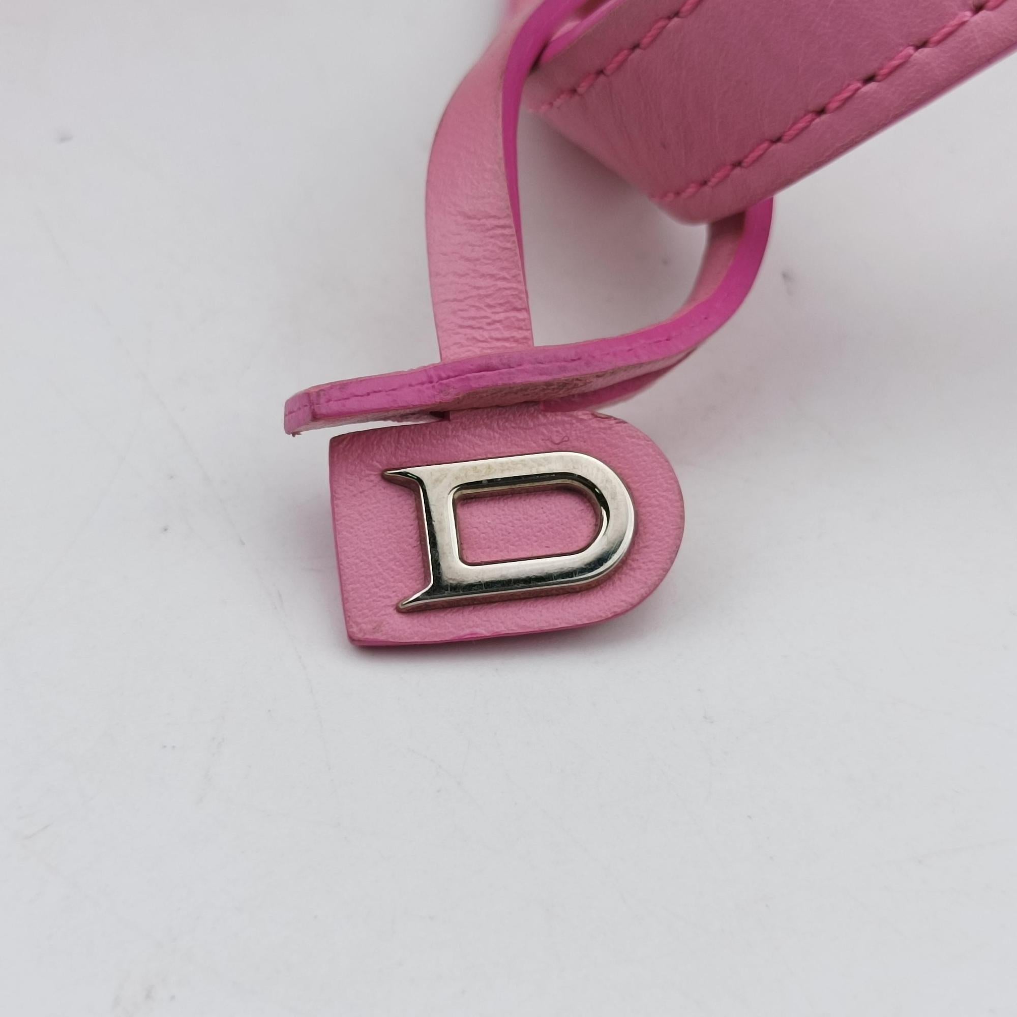 Secondhand Delvaux Simplissime City Mini Pink Suede×leather  shoulderbag | stylenewstar