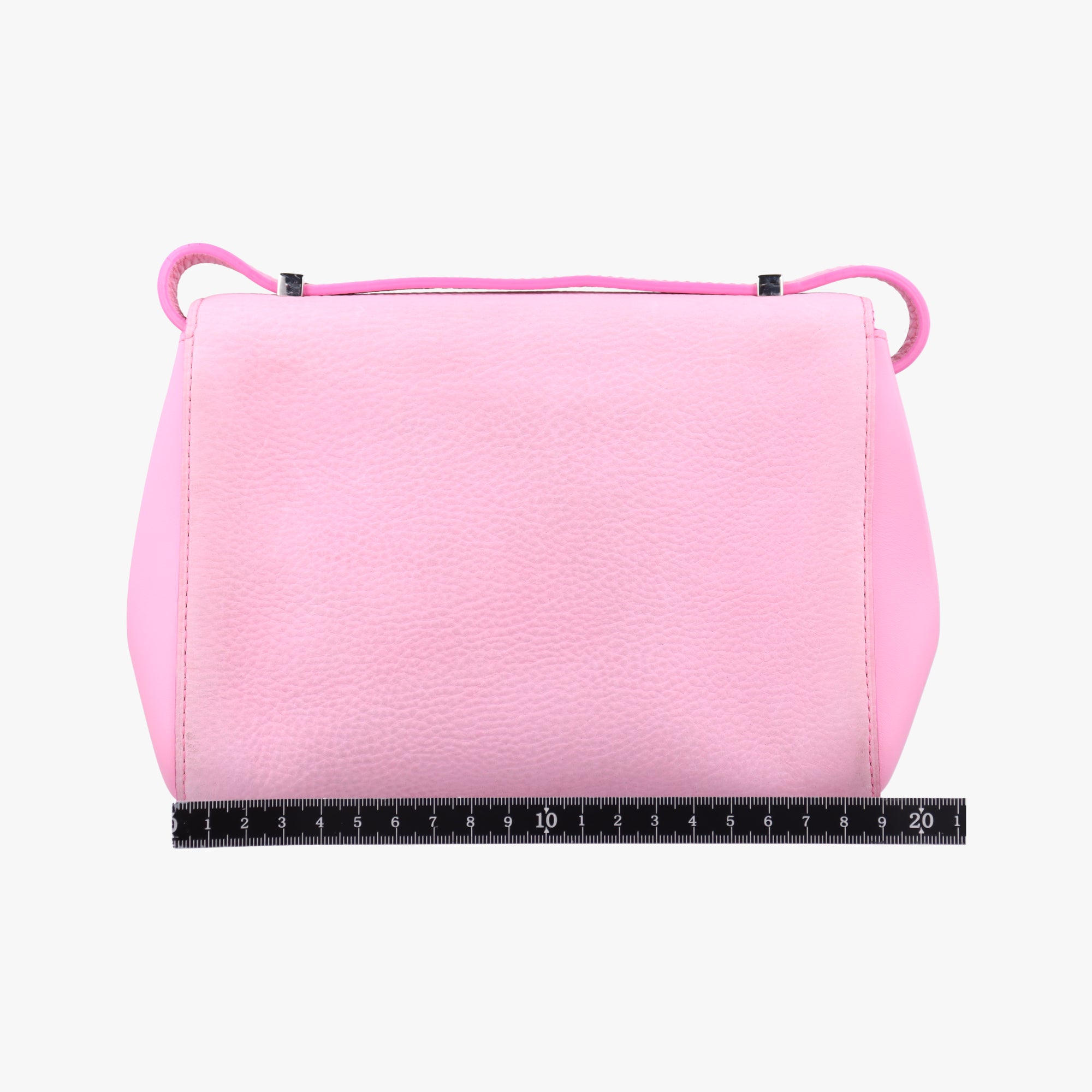 Secondhand Delvaux Simplissime City Mini Pink Suede×leather  shoulderbag | stylenewstar