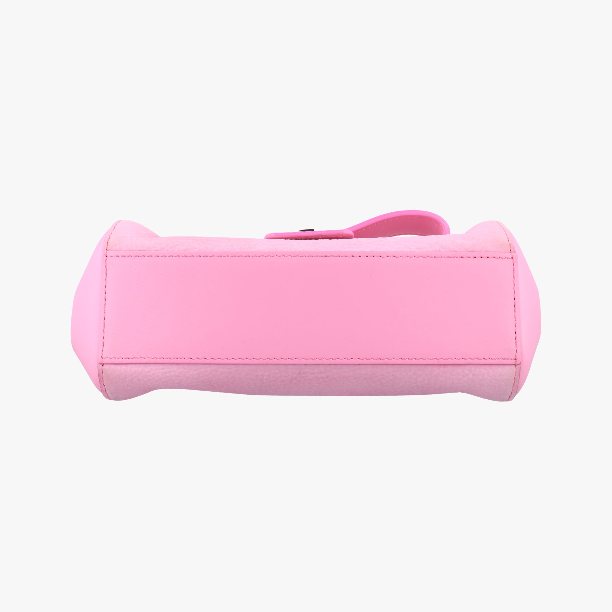 Secondhand Delvaux Simplissime City Mini Pink Suede×leather  shoulderbag | stylenewstar