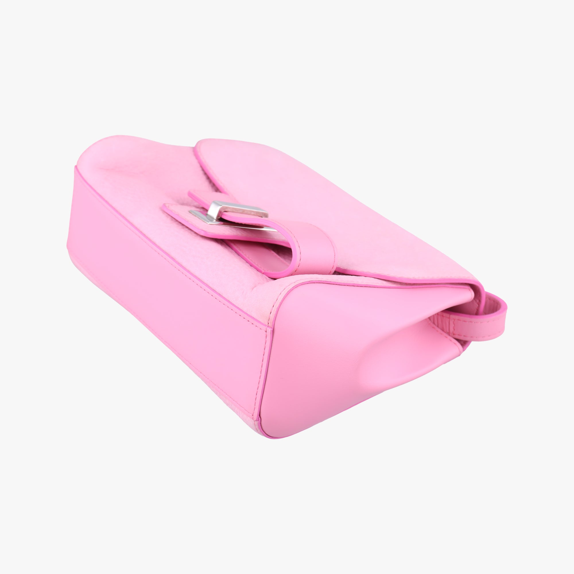 Secondhand Delvaux Simplissime City Mini Pink Suede×leather  shoulderbag | stylenewstar