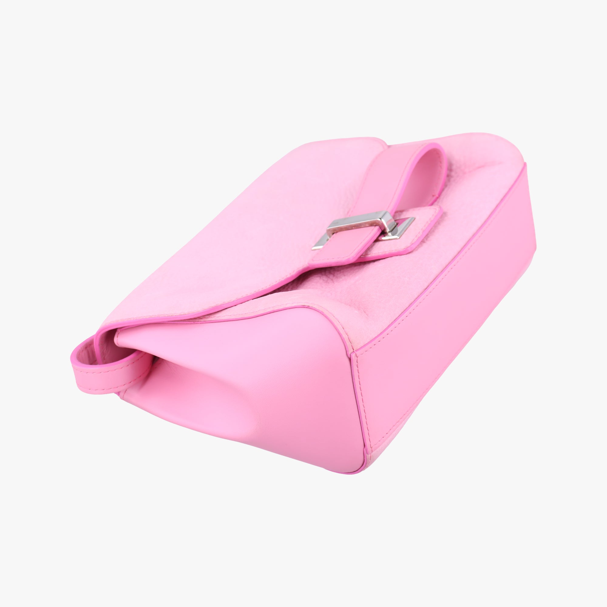 Secondhand Delvaux Simplissime City Mini Pink Suede×leather  shoulderbag | stylenewstar